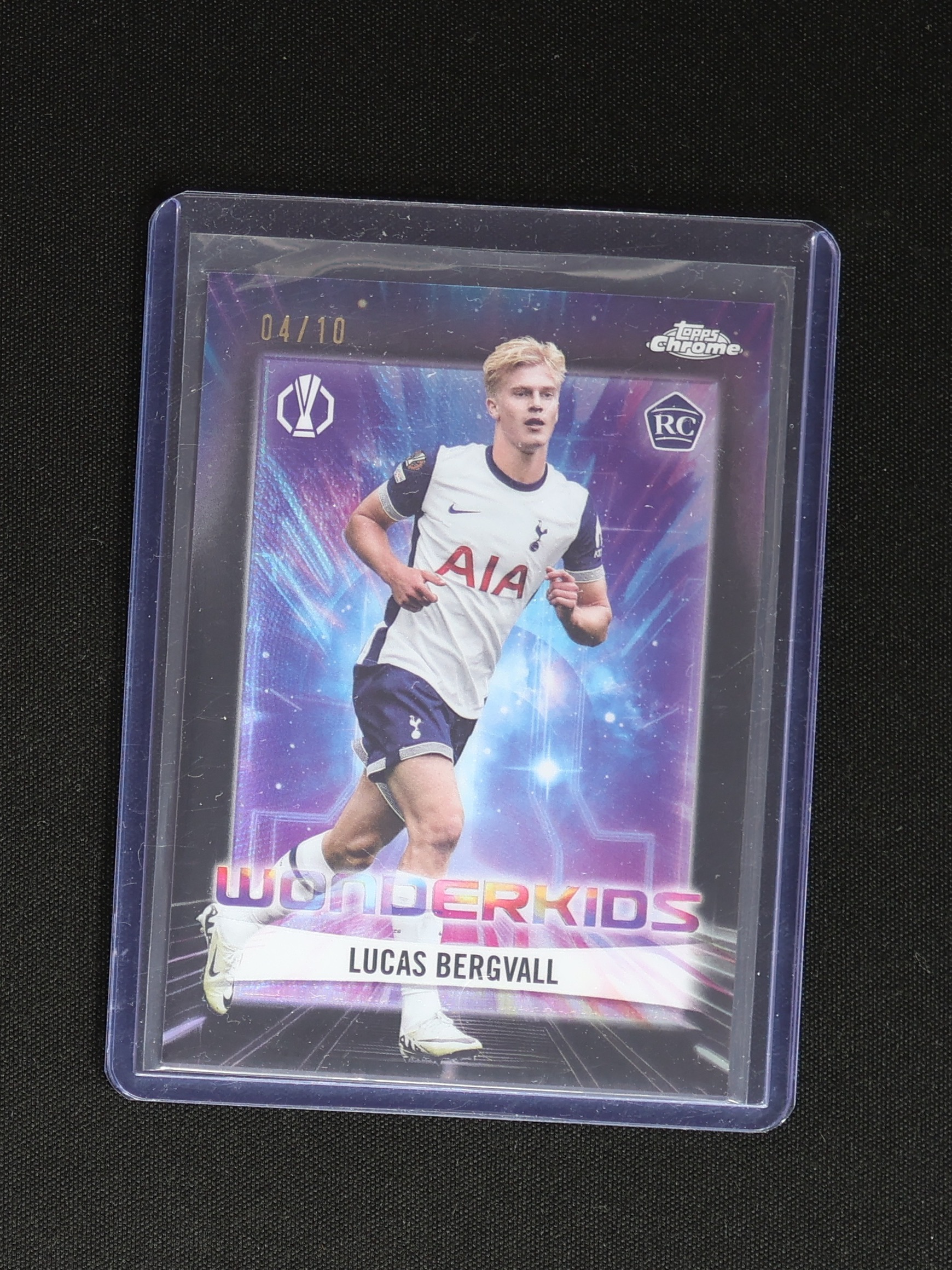 2024-25 Topps Chrome UEFA #WK-16 Lucas Bergvall Wonderkids — front