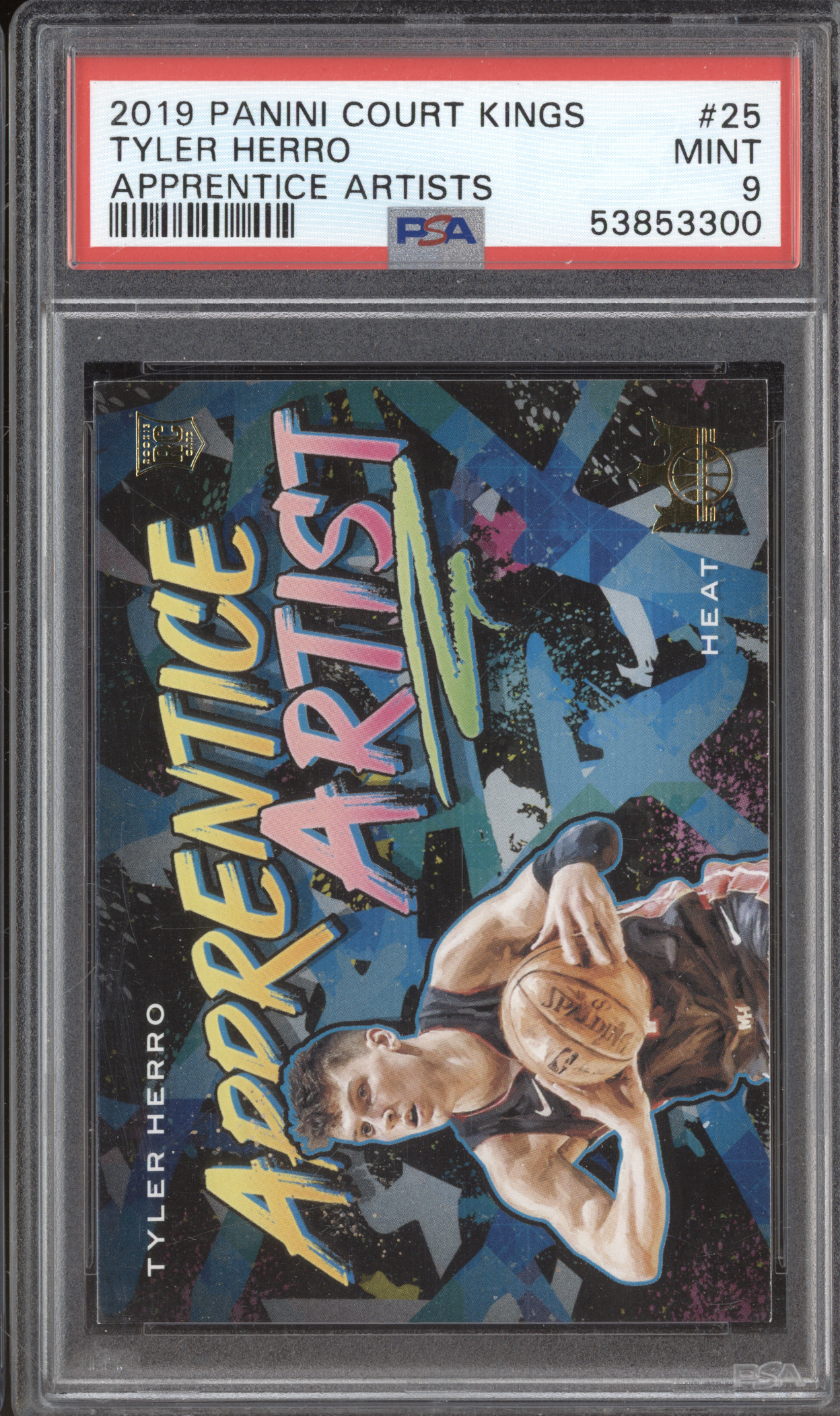 2019 Panini Court Kings #25 Tyler Herro Apprentice Artists — front
