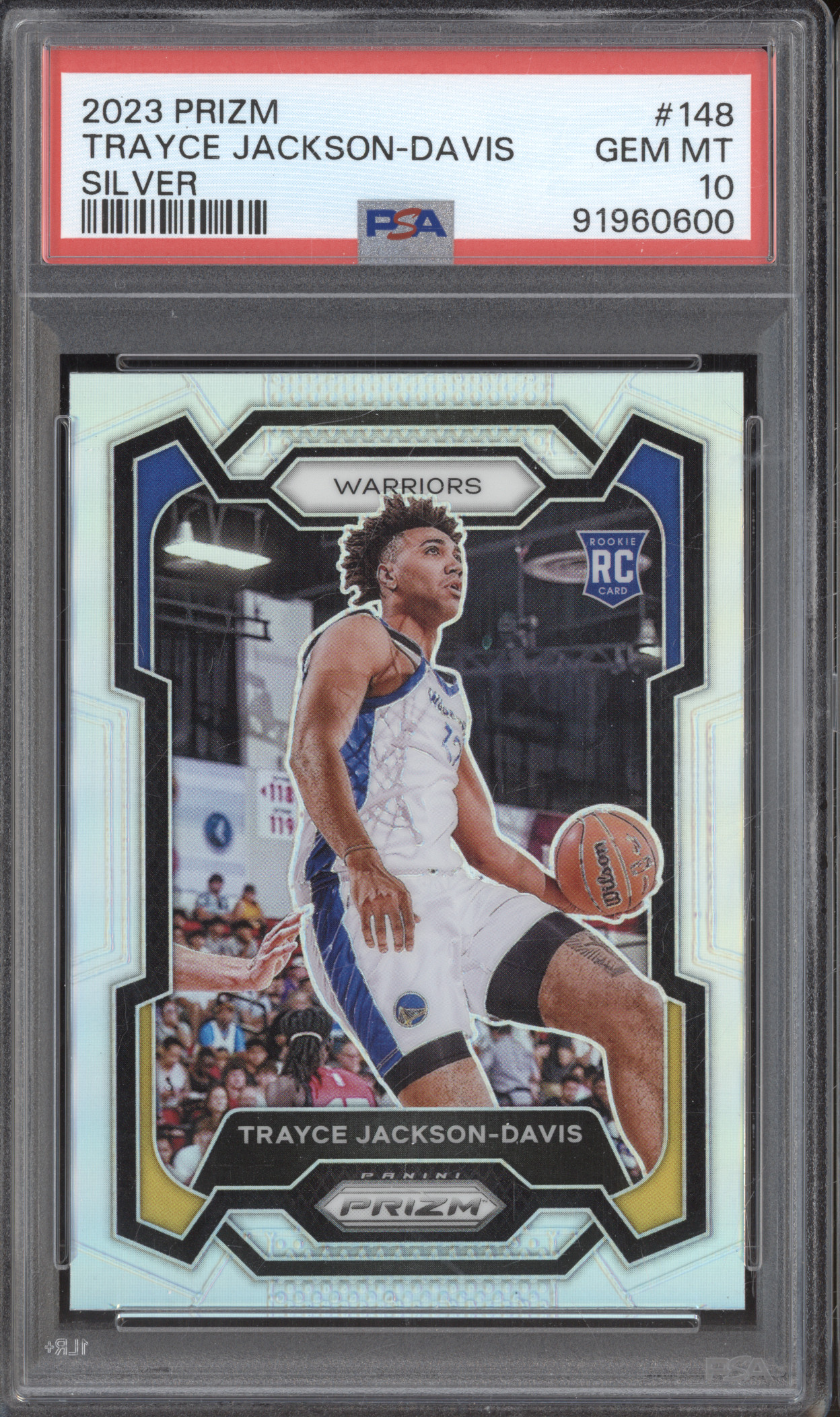 2023 Panini Prizm #148 Trayce Jackson-Davis Silver Prizm — front