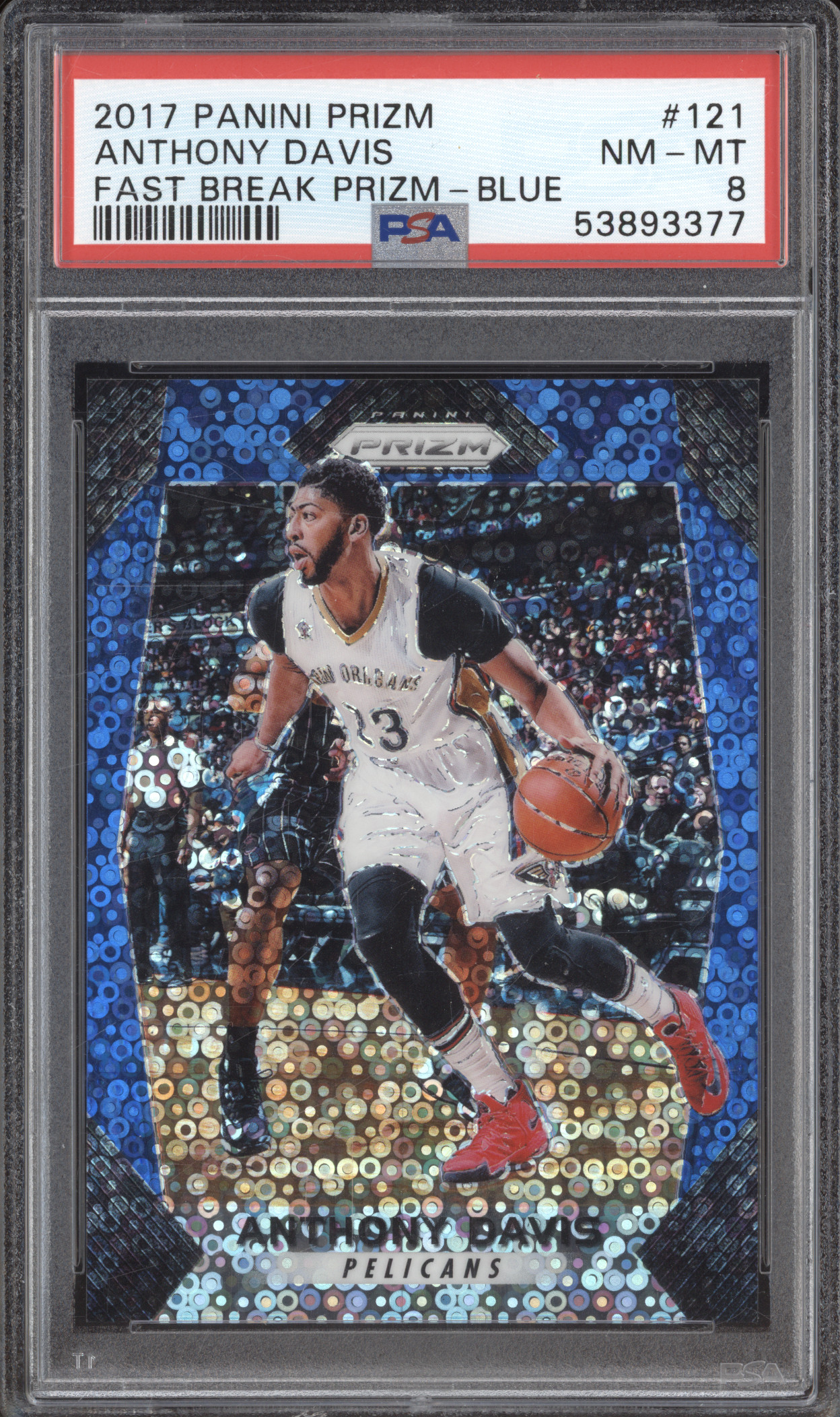 2017 Panini Prizm #121 Anthony Davis — front