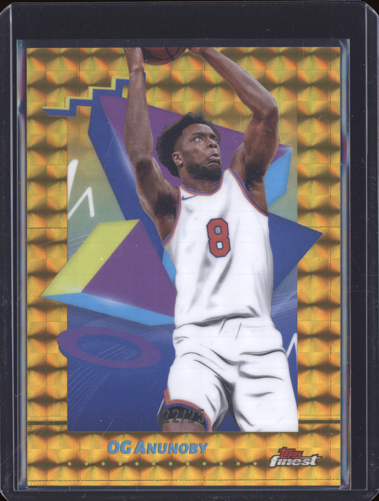 2024-25 Topps Finest #160 OG Anunoby — front