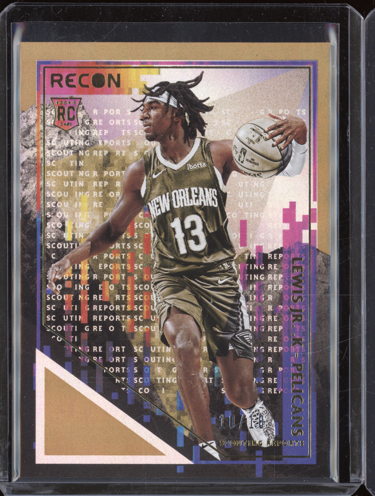 2020-21 Panini Recon #22 Kira Lewis Jr. Scouting Reports — front
