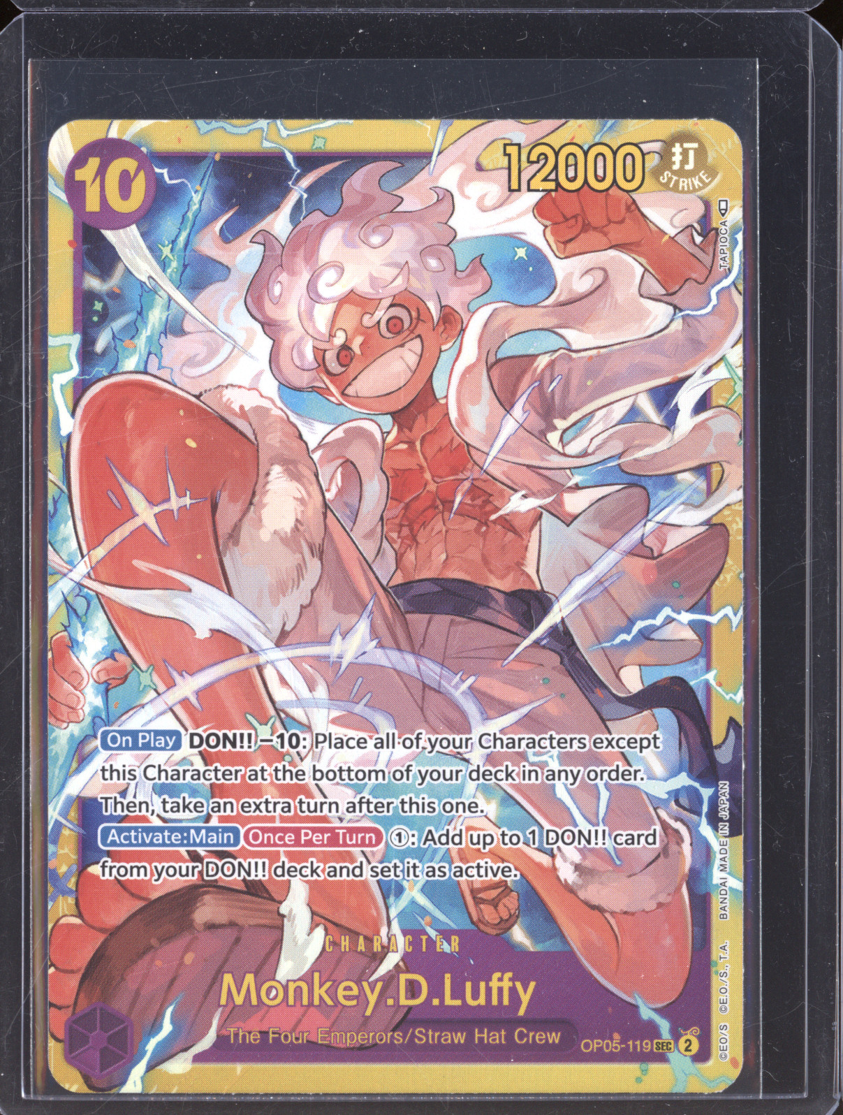 2024 One Piece Card Game OP05-119 Monkey D. Luffy — front