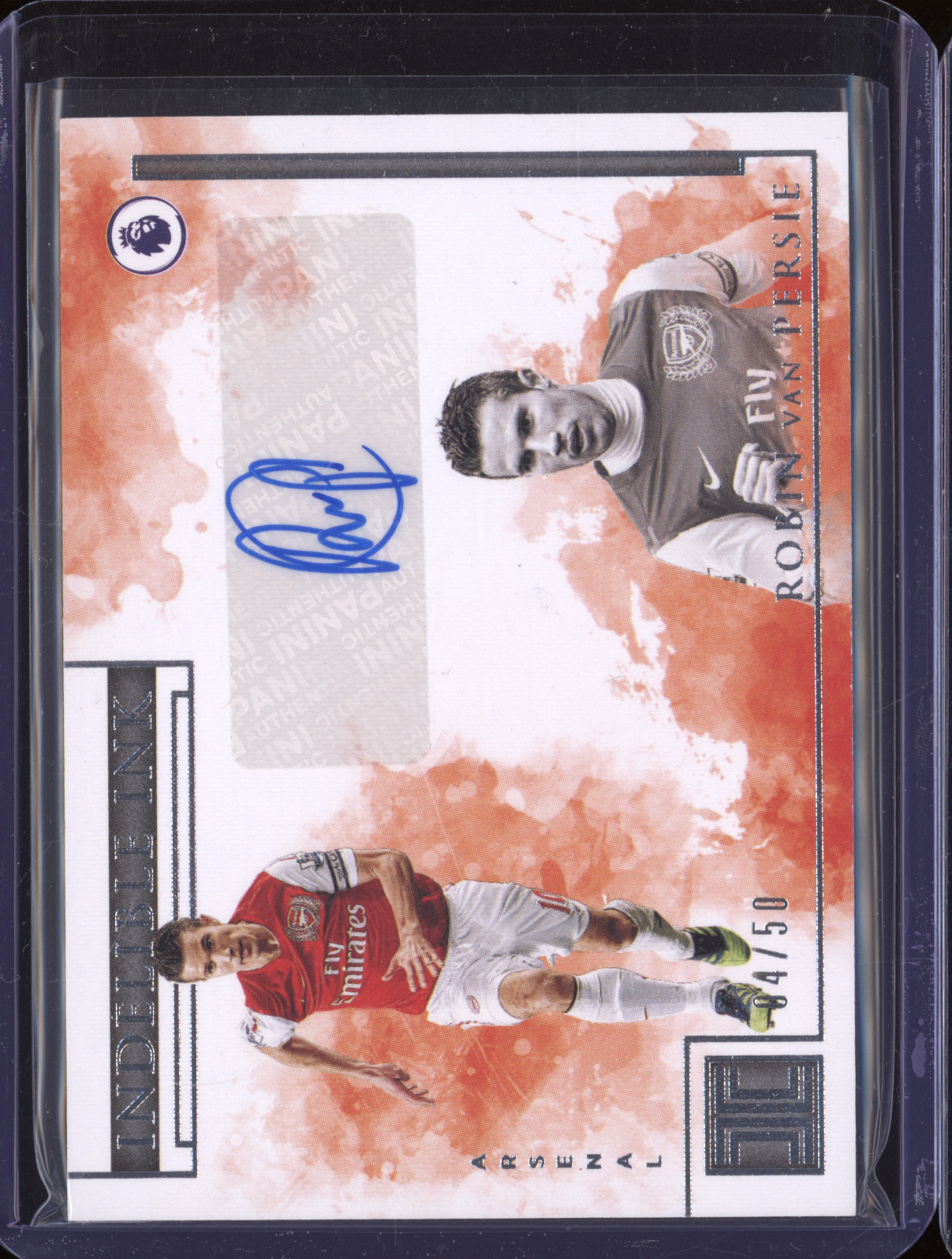 2019 Panini Impeccable Indelible Ink #4/50 Robin van Persie — front