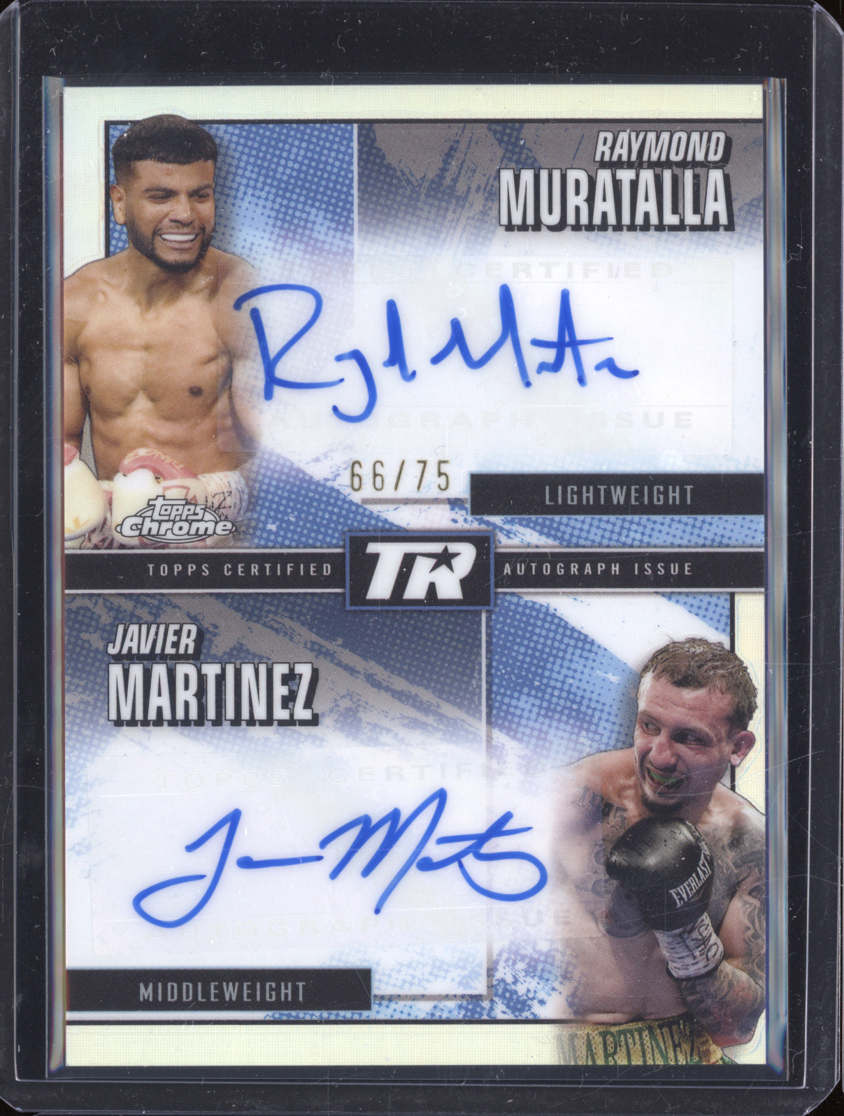 2024 Topps Chrome Boxing SMS-MM Raymond Muratalla & Javier Martinez — front