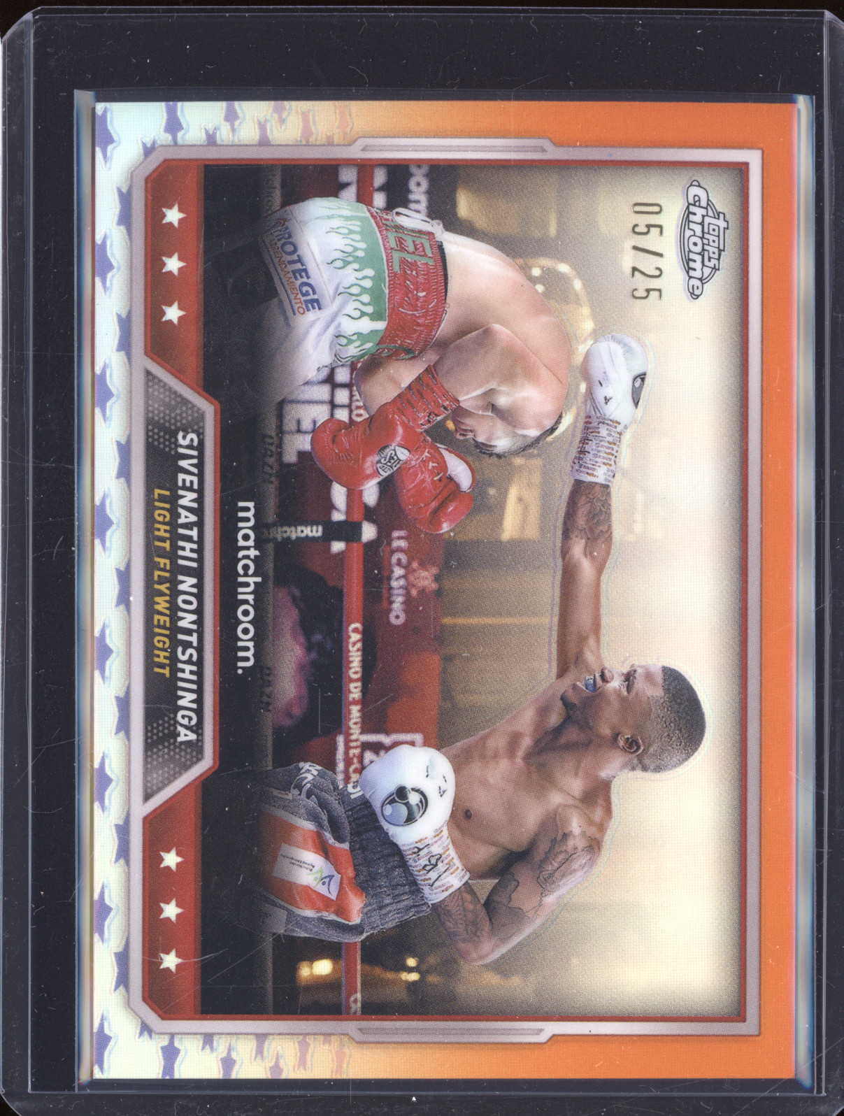 2024 Topps Chrome Boxing #96 Sivenathi Nontshinga — front
