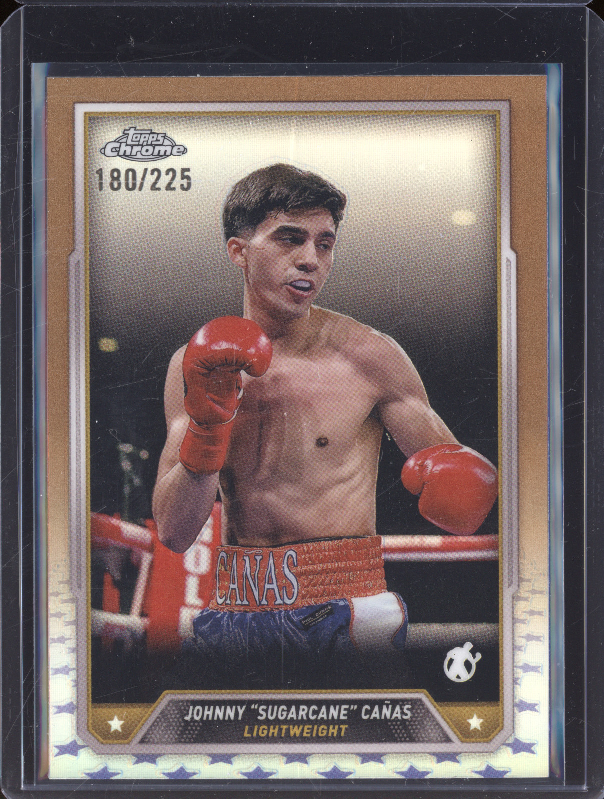 2024 Topps Chrome Boxing #8 Johnny "Sugarcane" Cañas — front