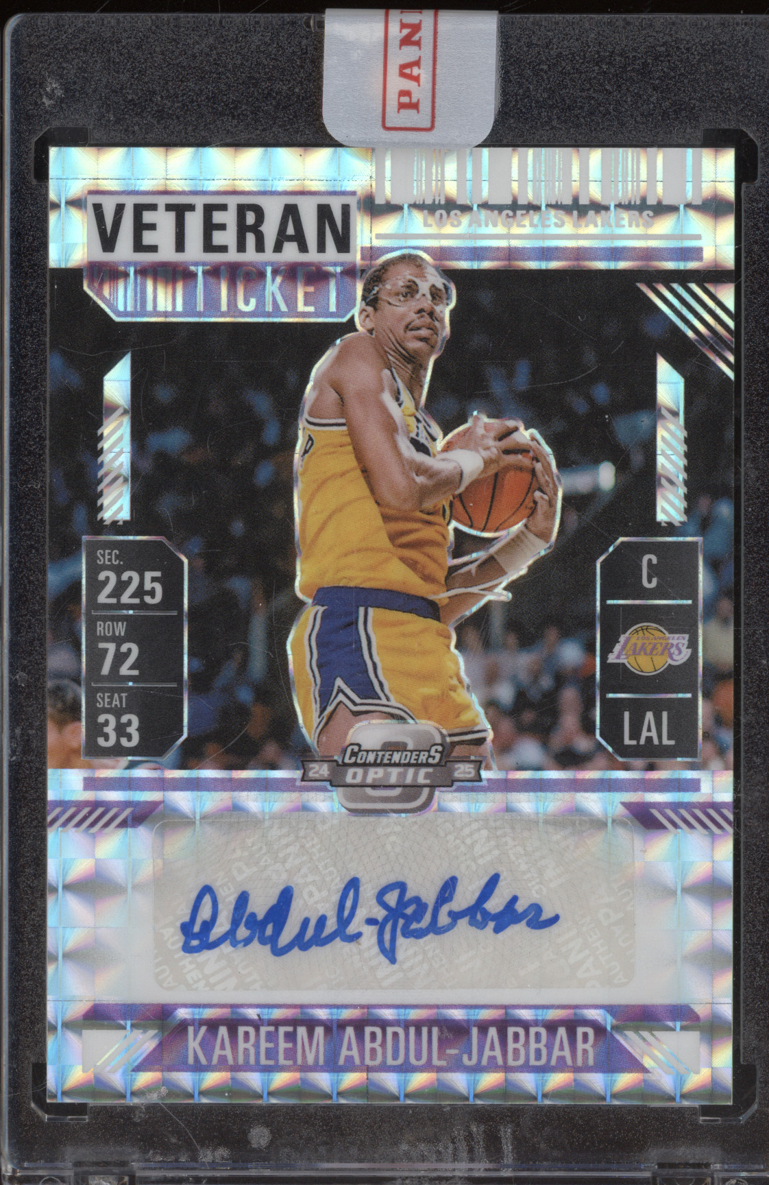 2024-25 Panini Contenders Optic Veteran Ticket Kareem Abdul-Jabbar — front