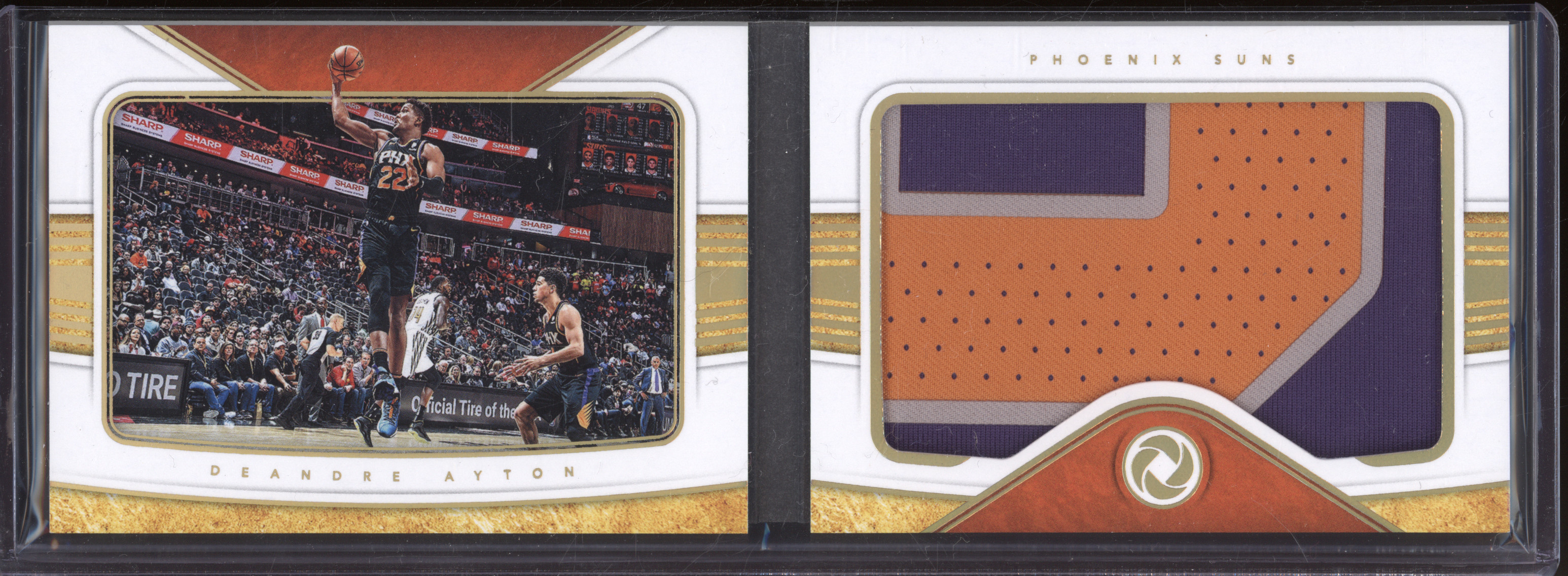 2018-19 Panini Opulence RPB-DAY Deandre Ayton Rookie Patches Booklet — front