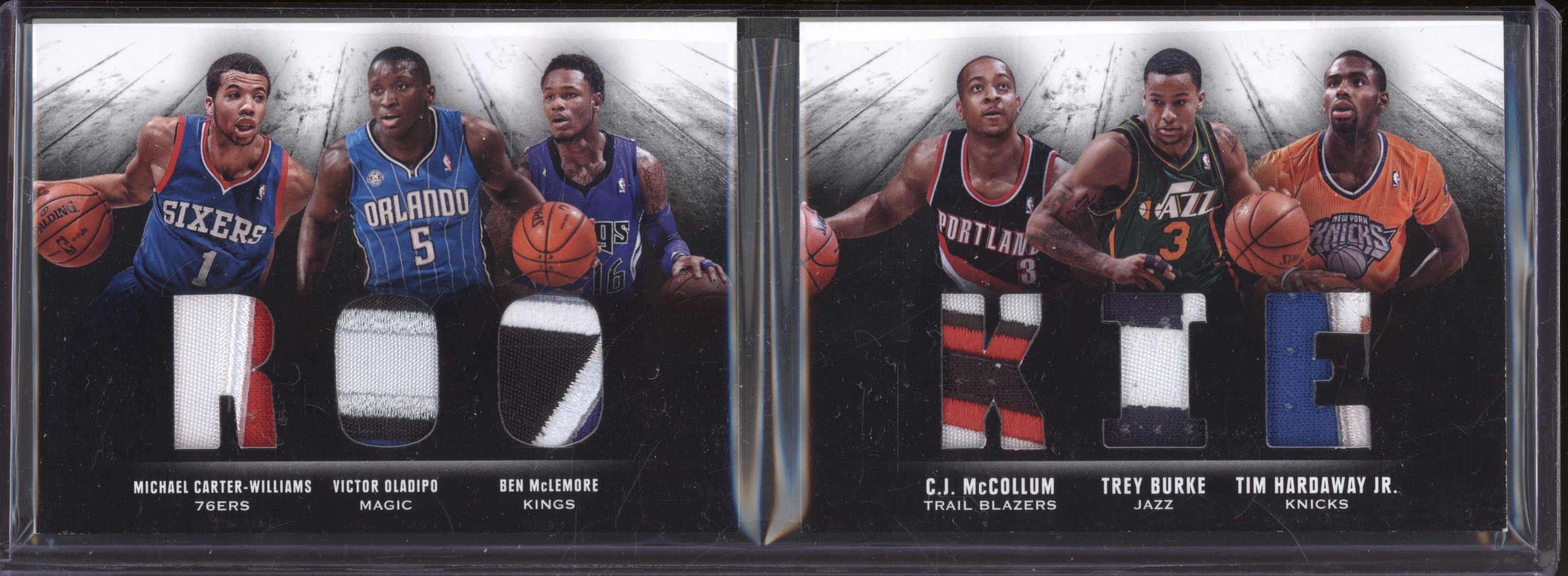 2014-15 Panini Hoops Rookie Remembrance Patch Book — front