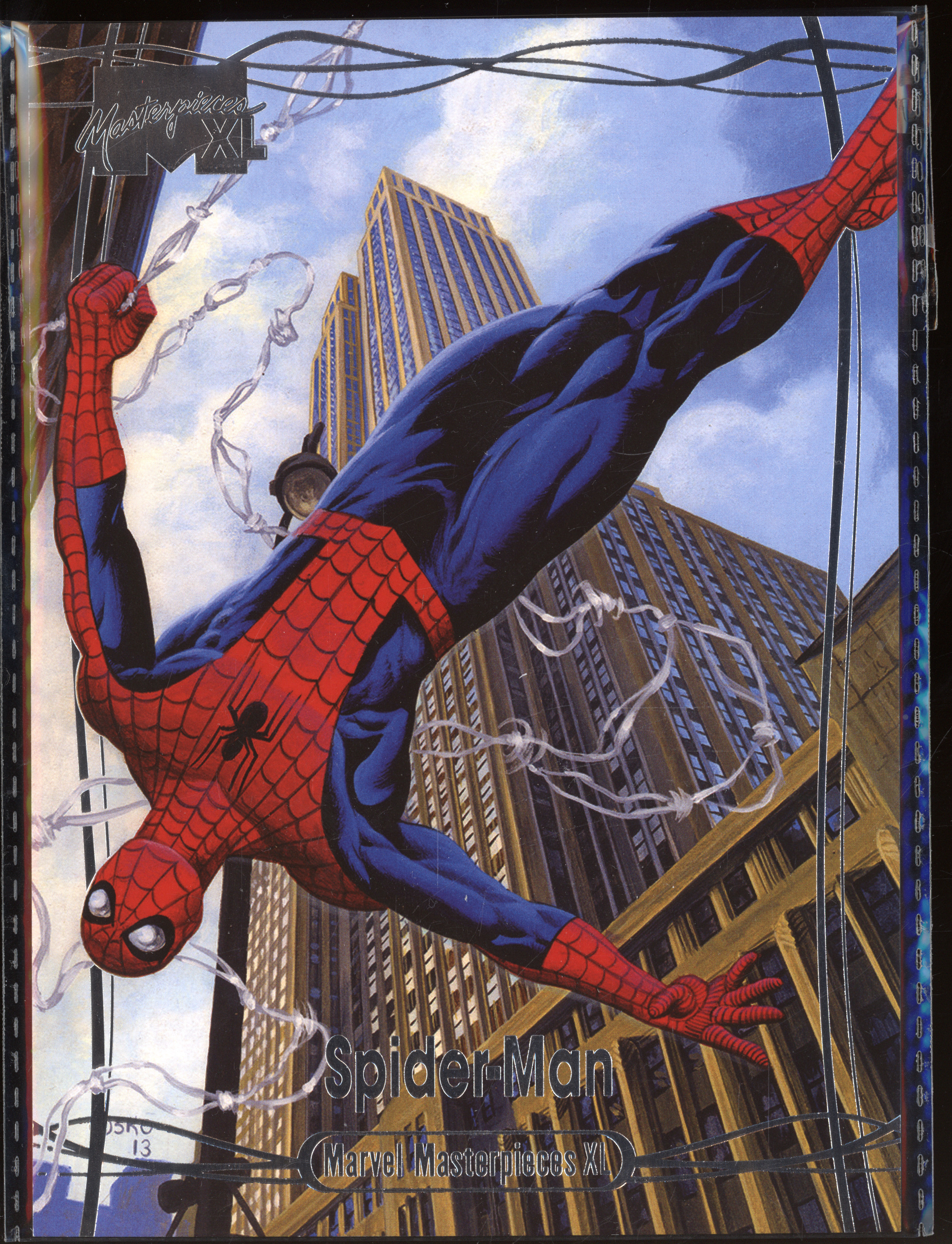2024 Skybox Marvel Masterpieces XL #90 Spider-Man — front