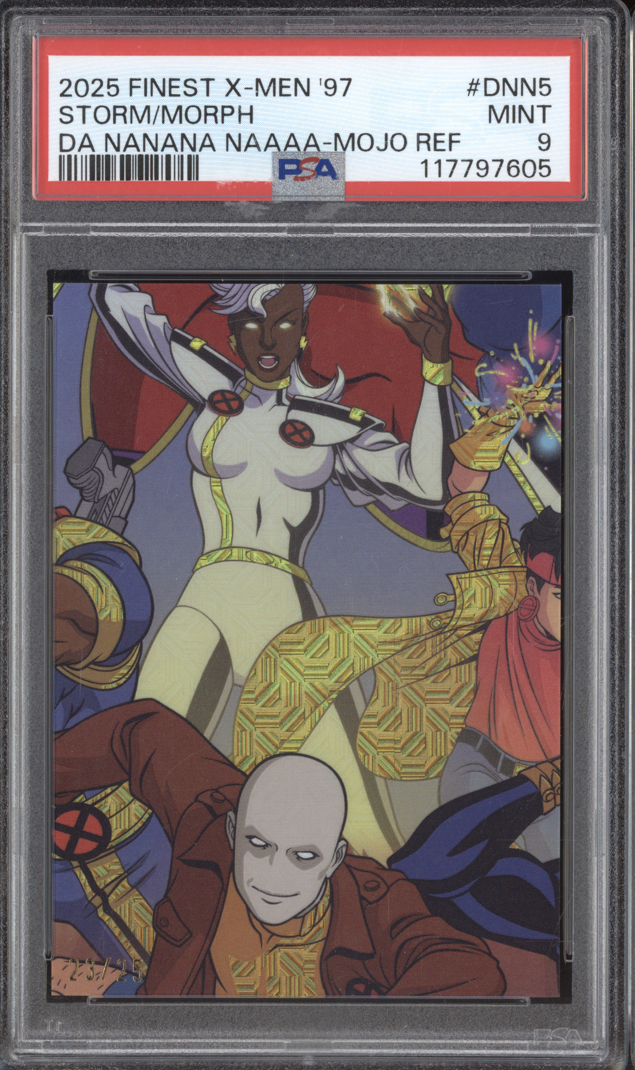 2025 Topps Finest Marvel 97 #DNN5 Storm/Morph — front