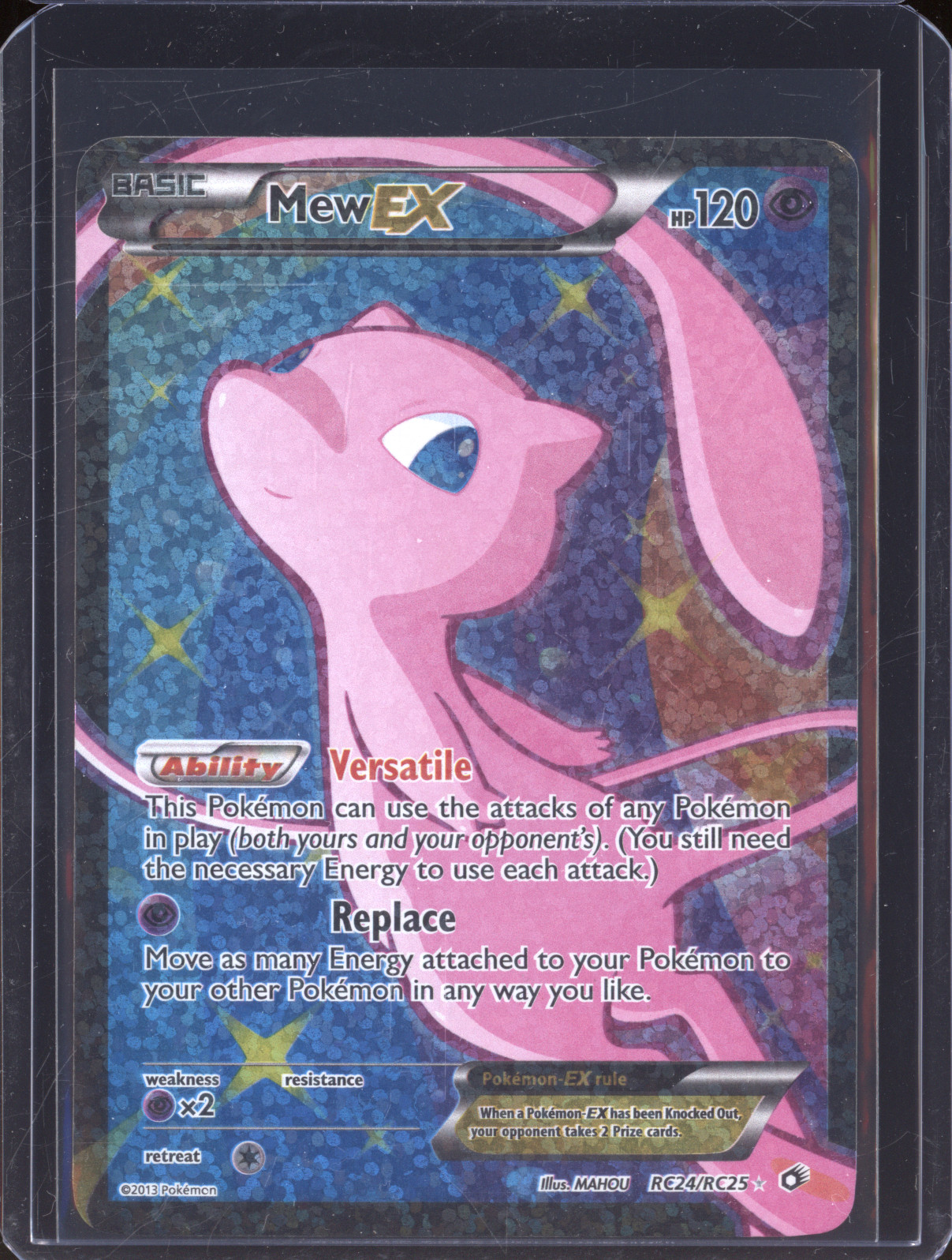 2013 Pokémon Legendary Treasures Mew EX RC24/RC25 — front