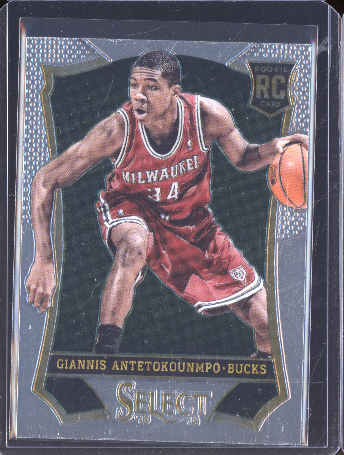 2013-14 Panini Select #178 Giannis Antetokounmpo Rookie — front