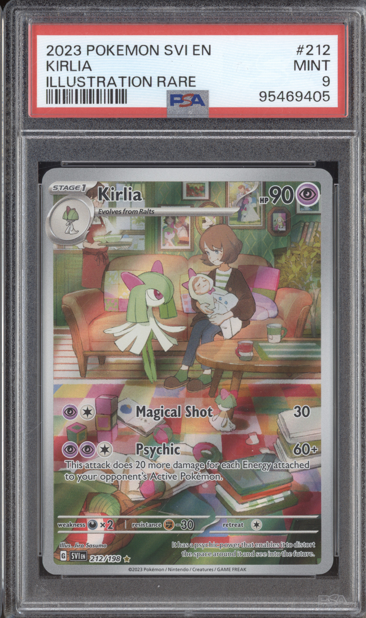 2023 Pokemon Scarlet & Violet #212 Kirlia Illustration Rare — front