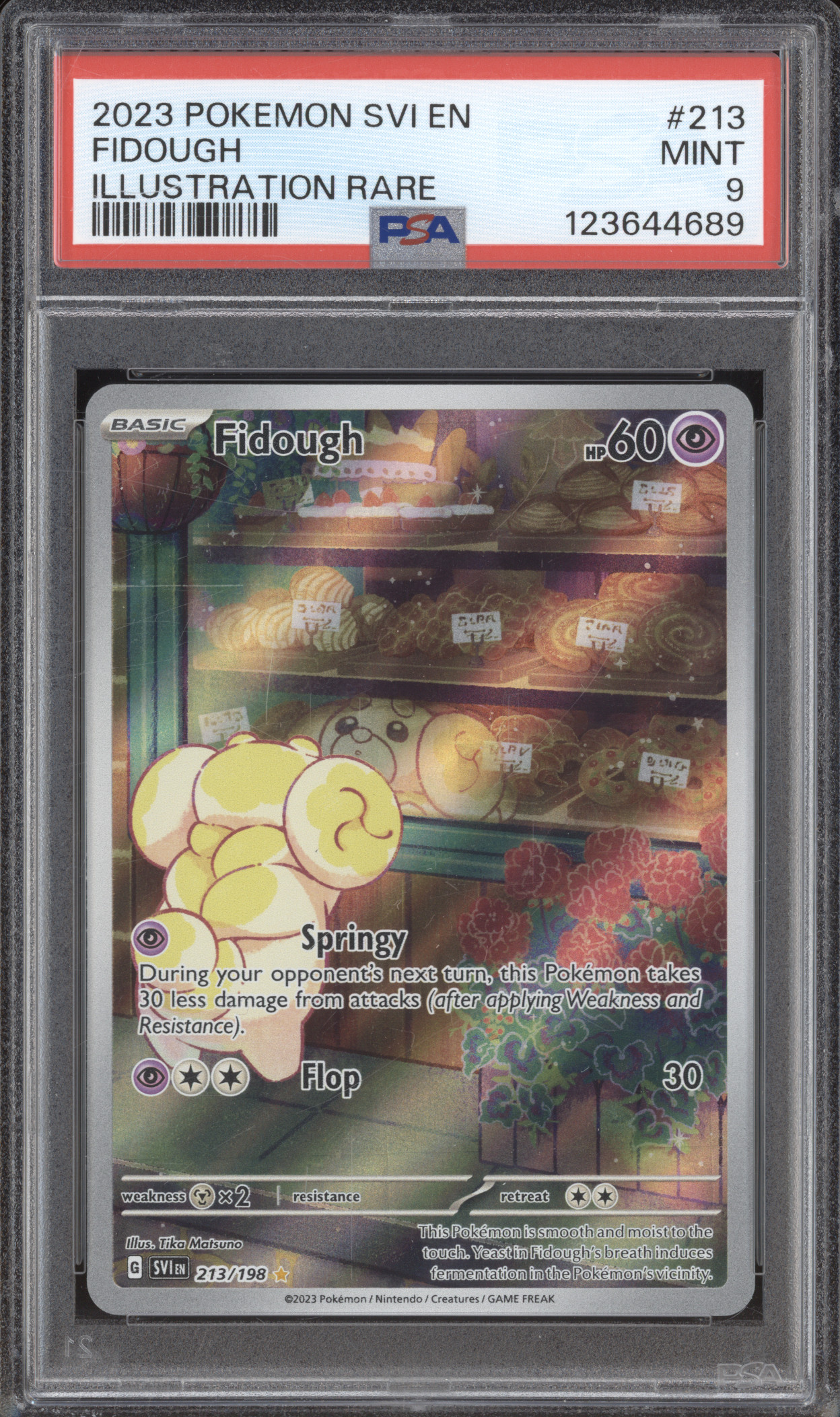2023 Pokémon SVI EN #213 Fidough Illustration Rare — front