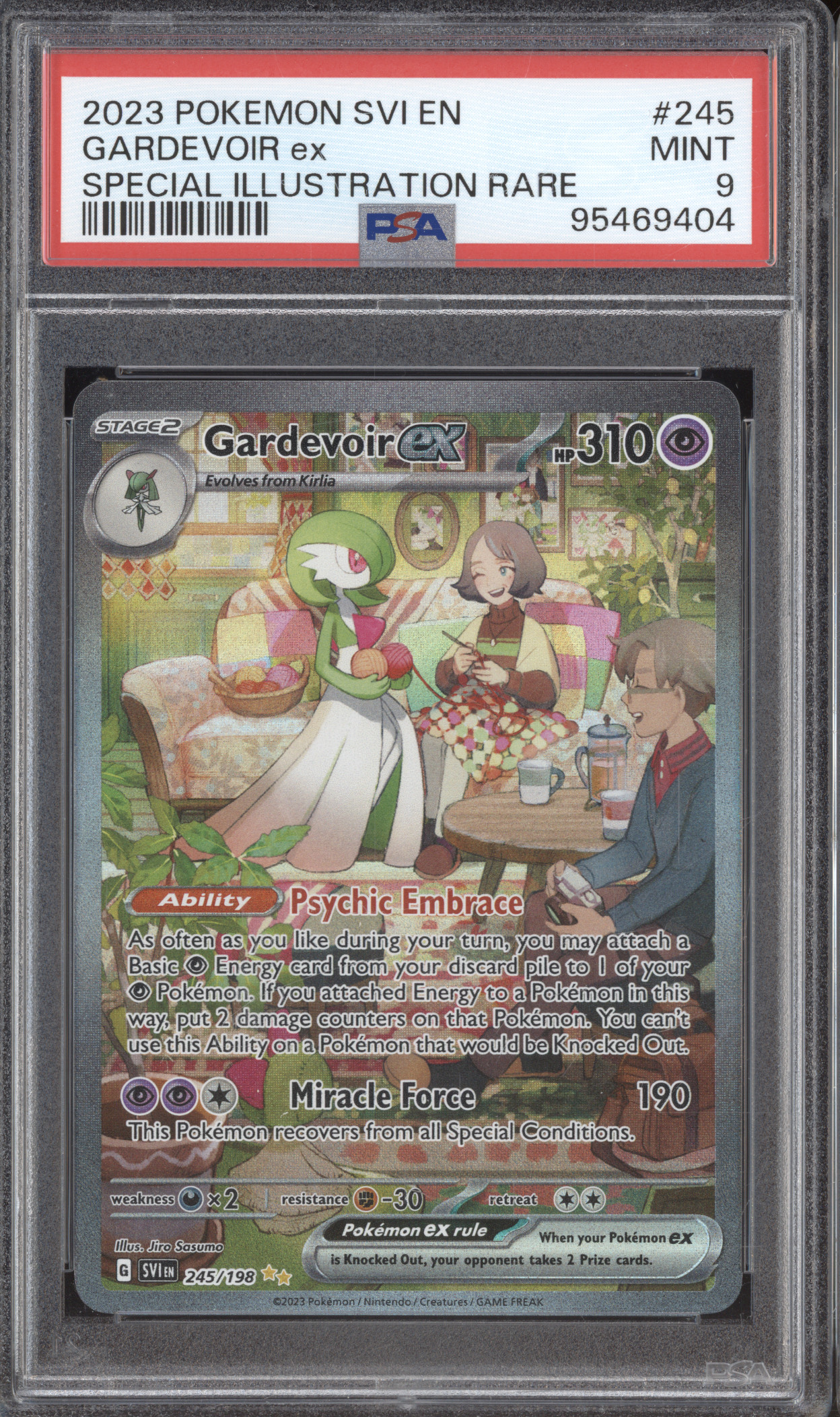 2023 Pokémon SVI #245 Gardevoir ex Special Illustration Rare — front