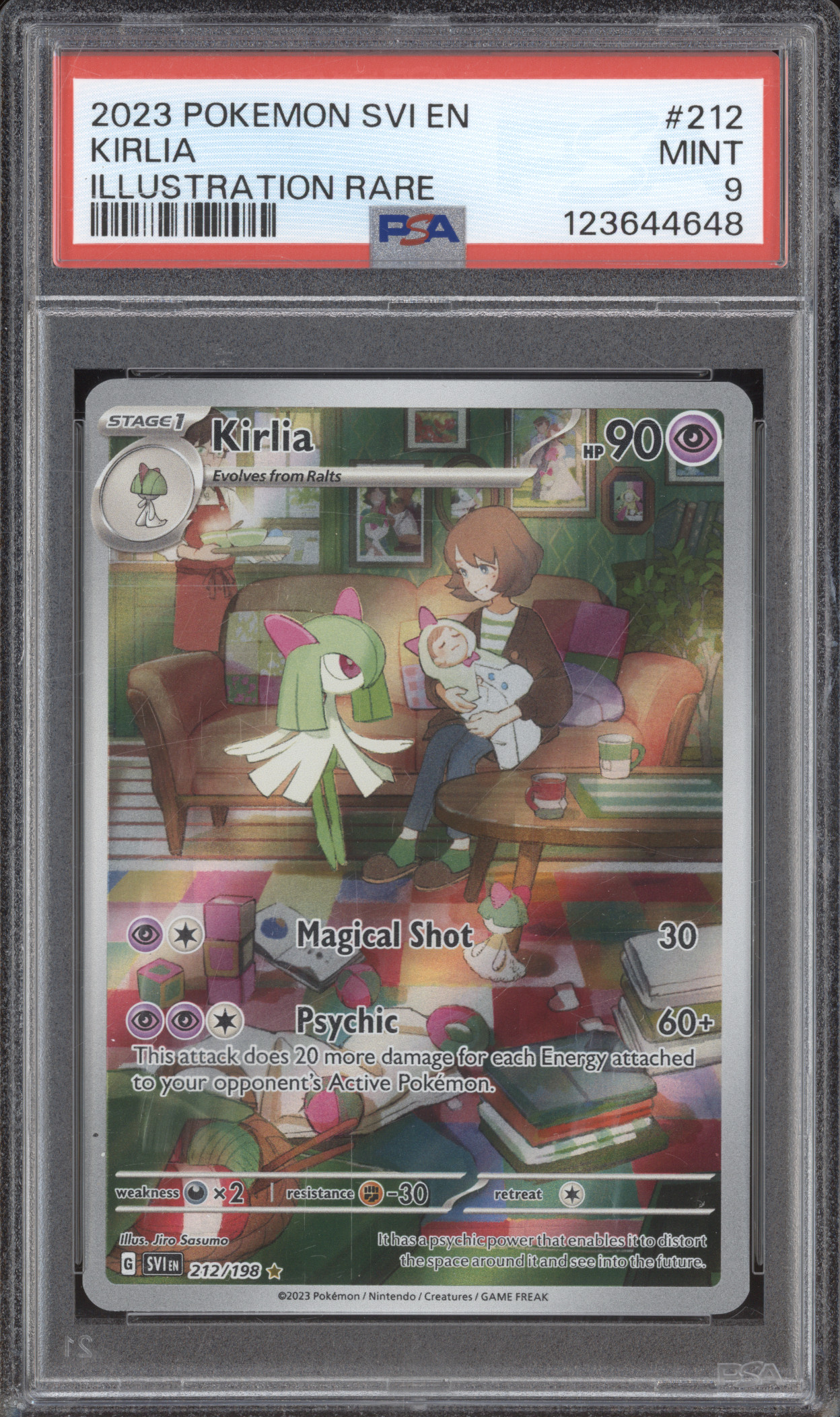 2023 Pokémon Scarlet & Violet #212 Kirlia Illustration Rare — front
