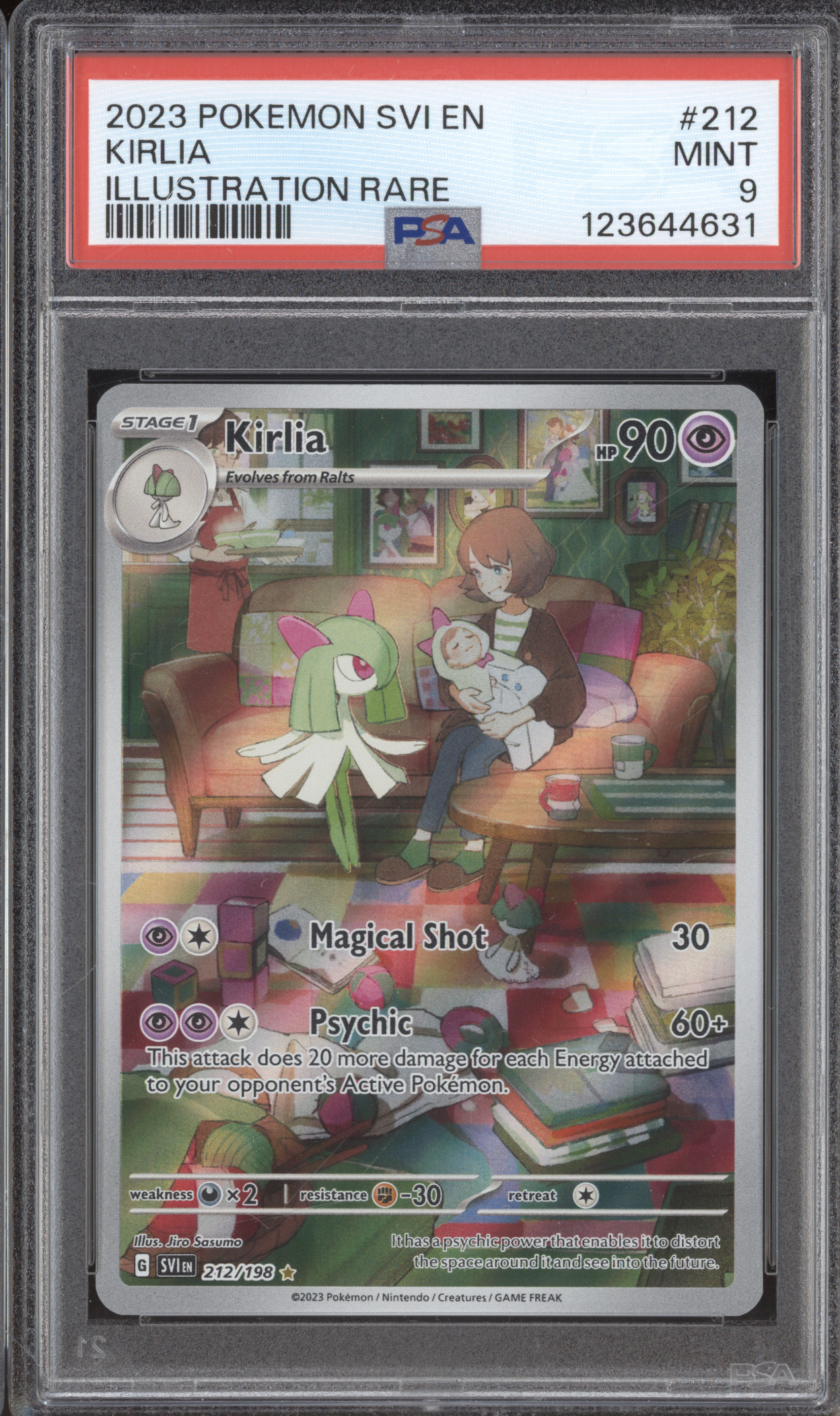 2023 Pokemon Scarlet & Violet #212 Kirlia Illustration Rare — front