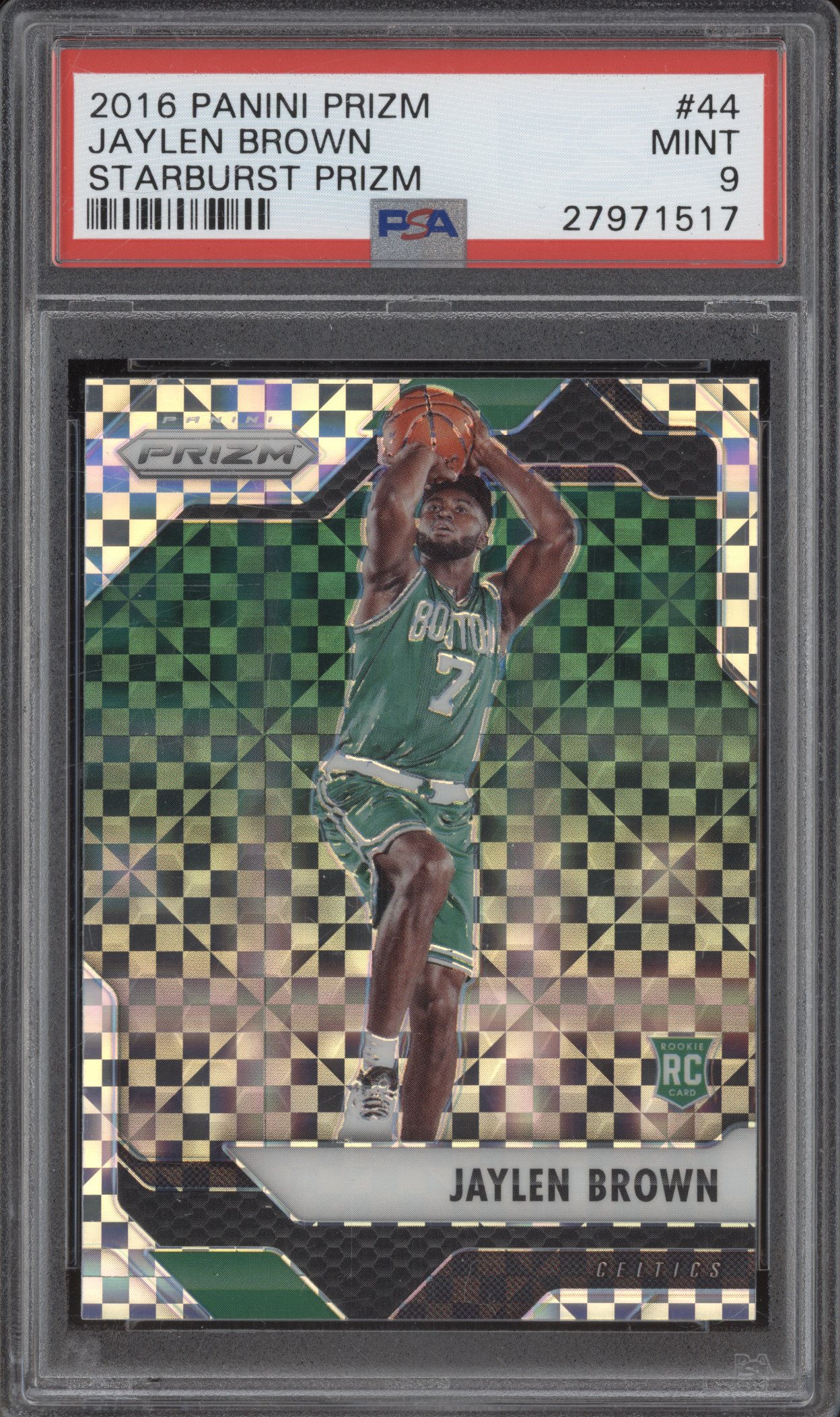 2016 Panini Prizm #44 Jaylen Brown Starburst Prizm — front