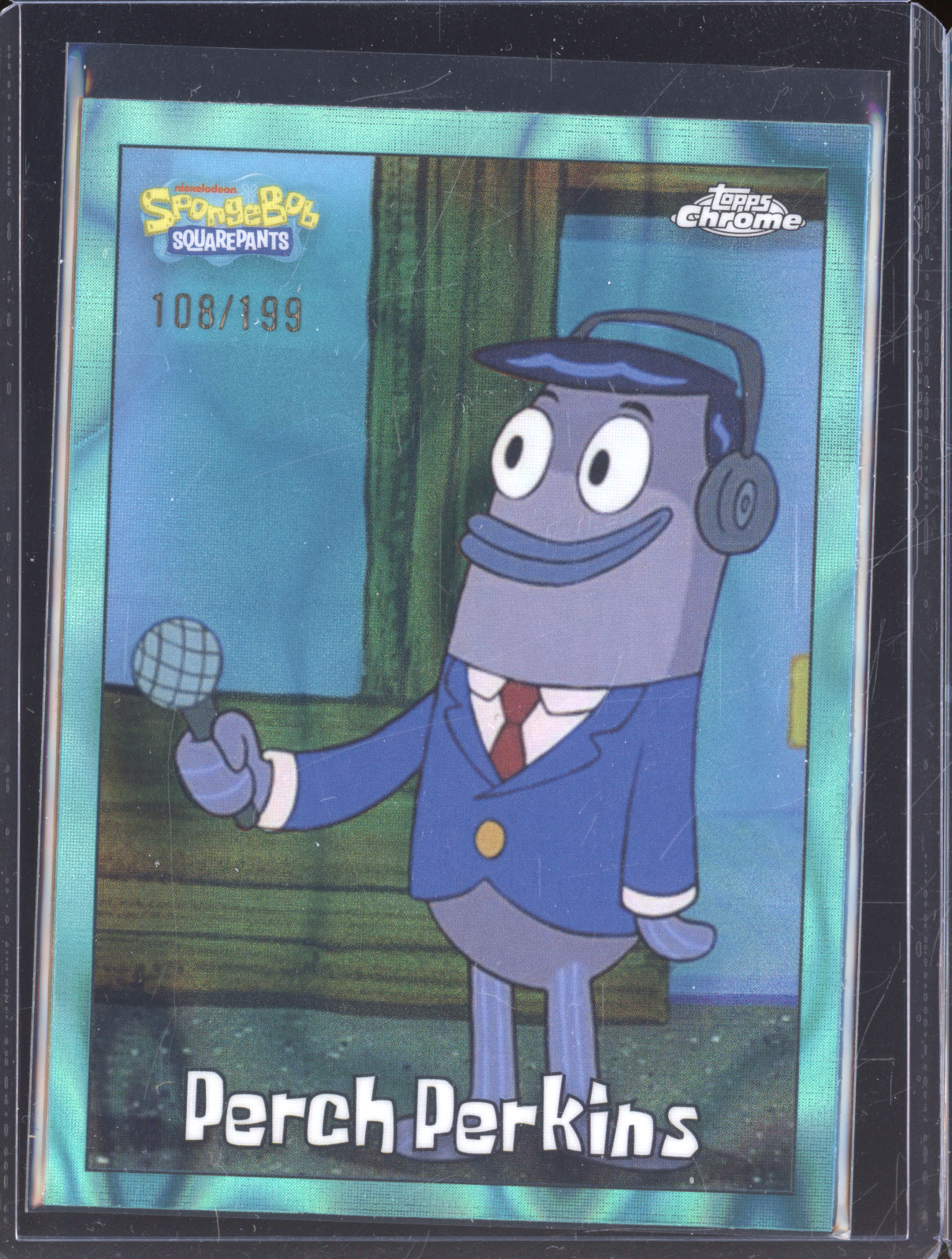 2025 Topps Chrome SpongeBob SquarePants #186 Perch Perkins — front