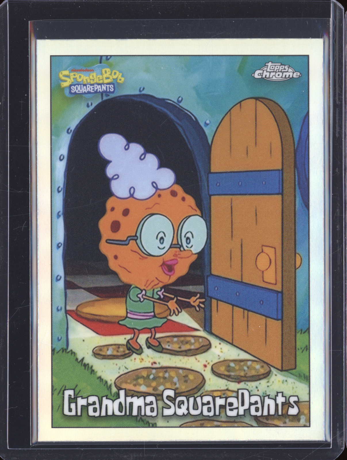 2025 Topps Chrome SpongeBob #18 Grandma SquarePants — front