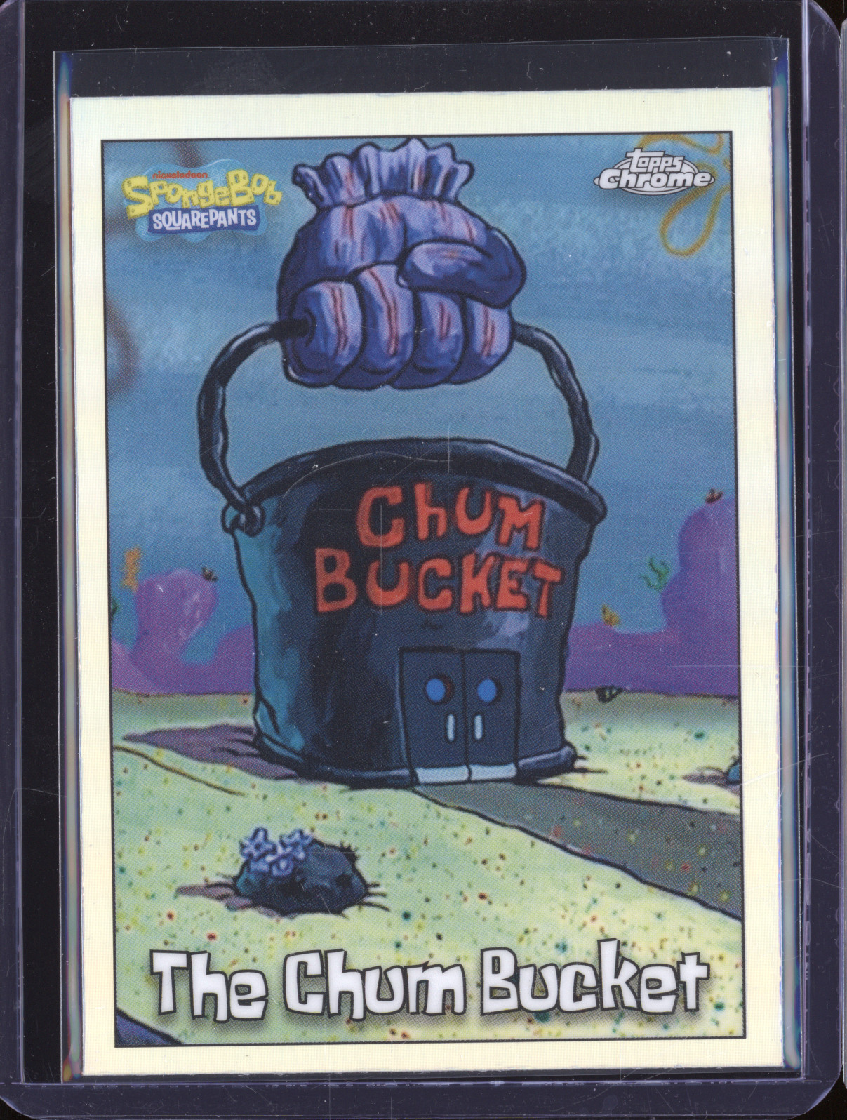 2025 Topps Chrome SpongeBob #48 The Chum Bucket — front