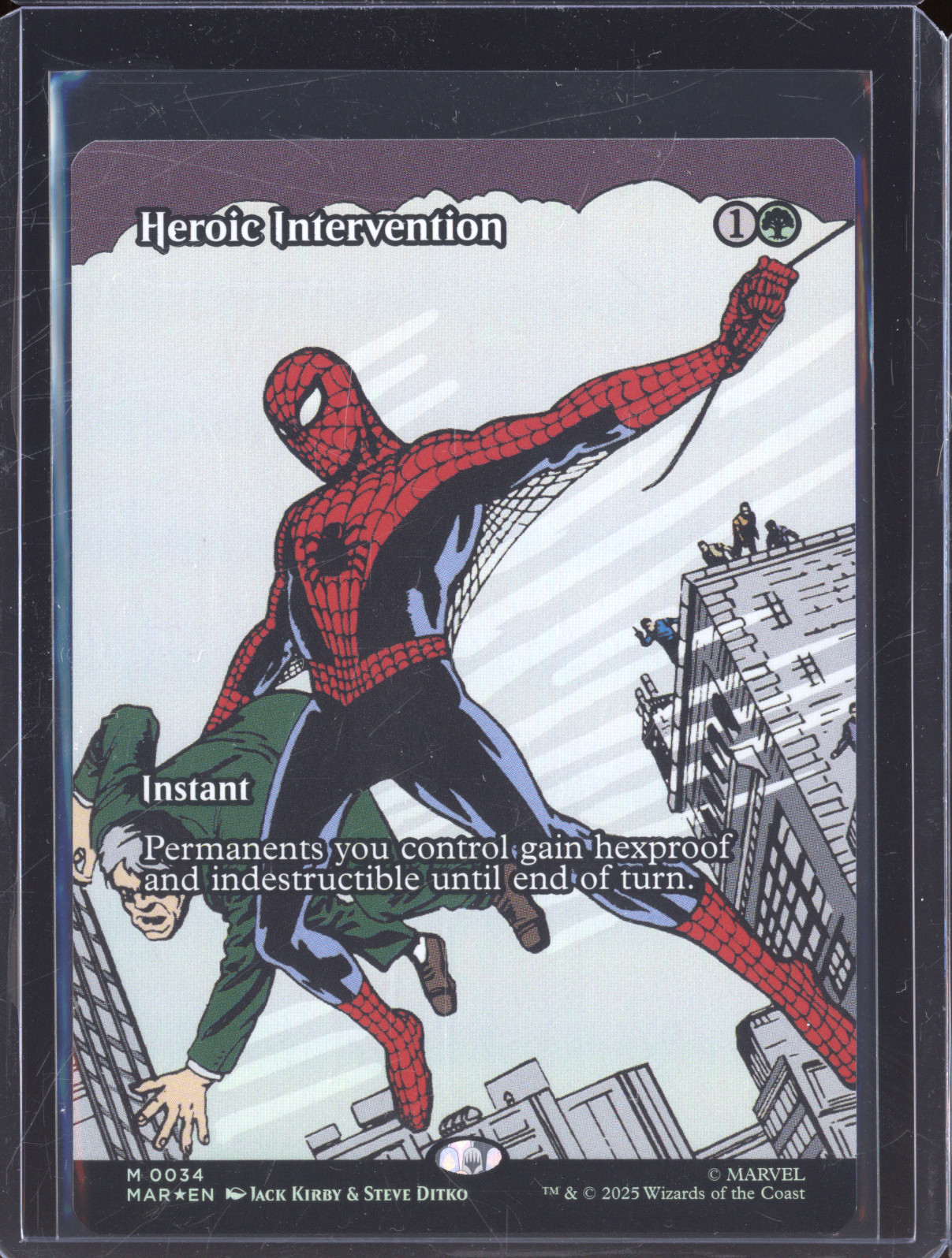 2025 Marvel Universe Eternal-Legal #0034 Heroic Intervention — front