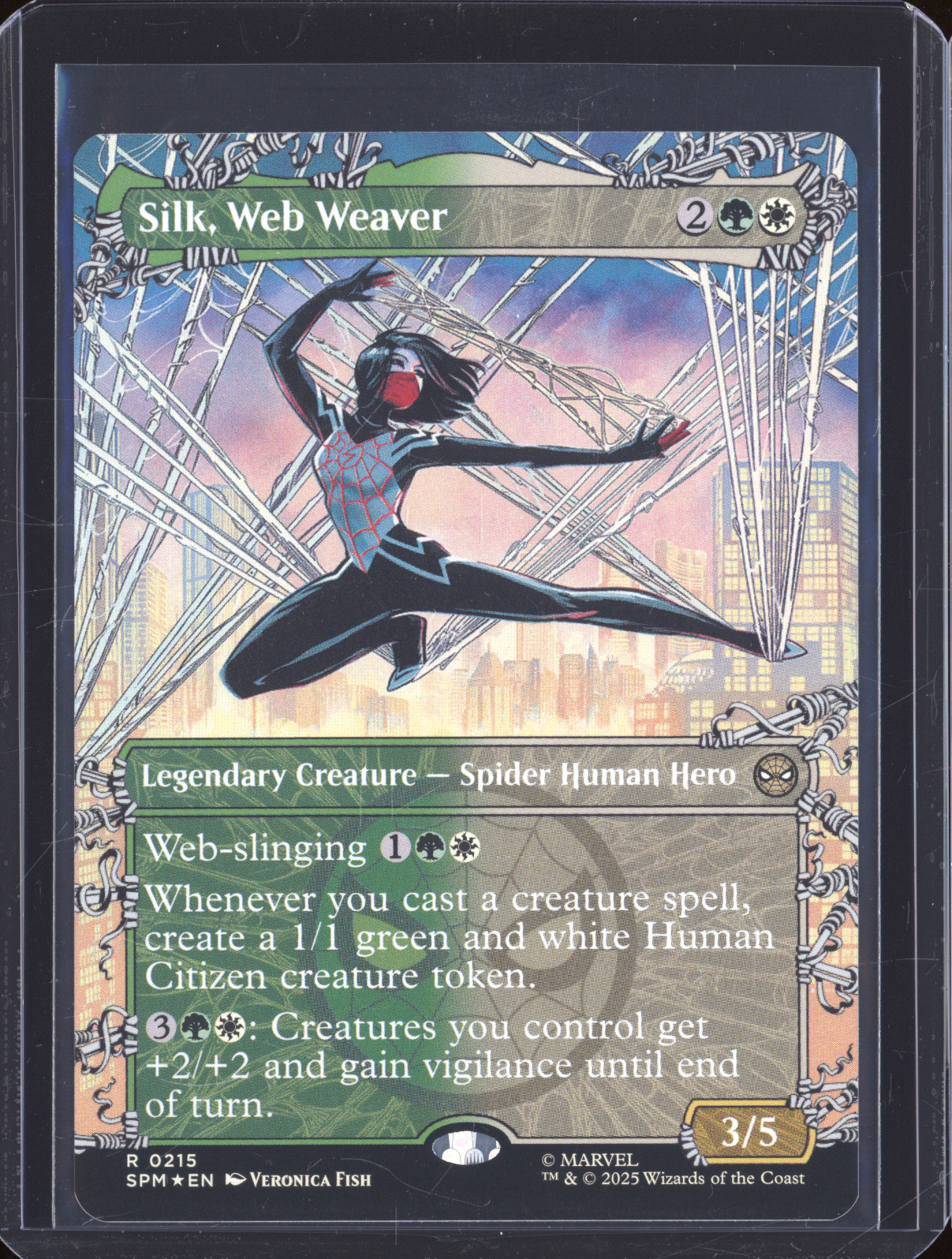 2025 Magic: The Gathering #0215 Silk, Web Weaver — front