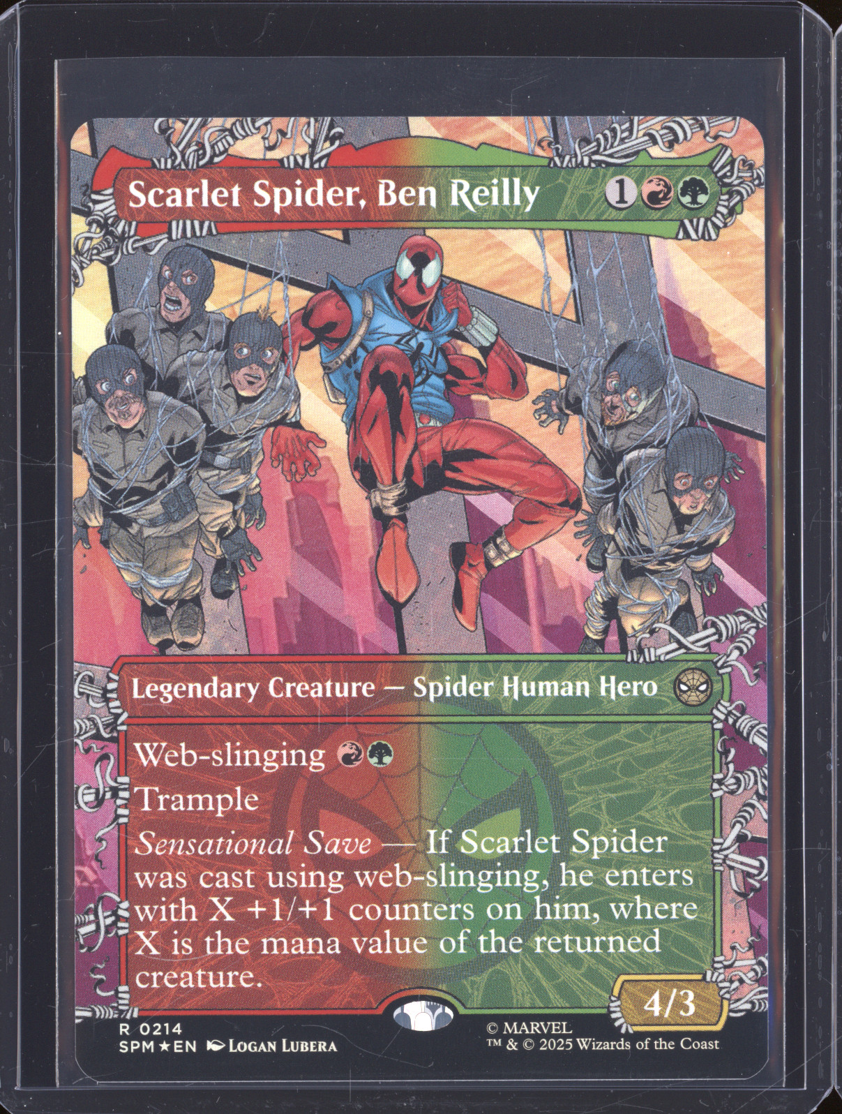 2025 MTG Scarlet Spider, Ben Reilly #214 — front