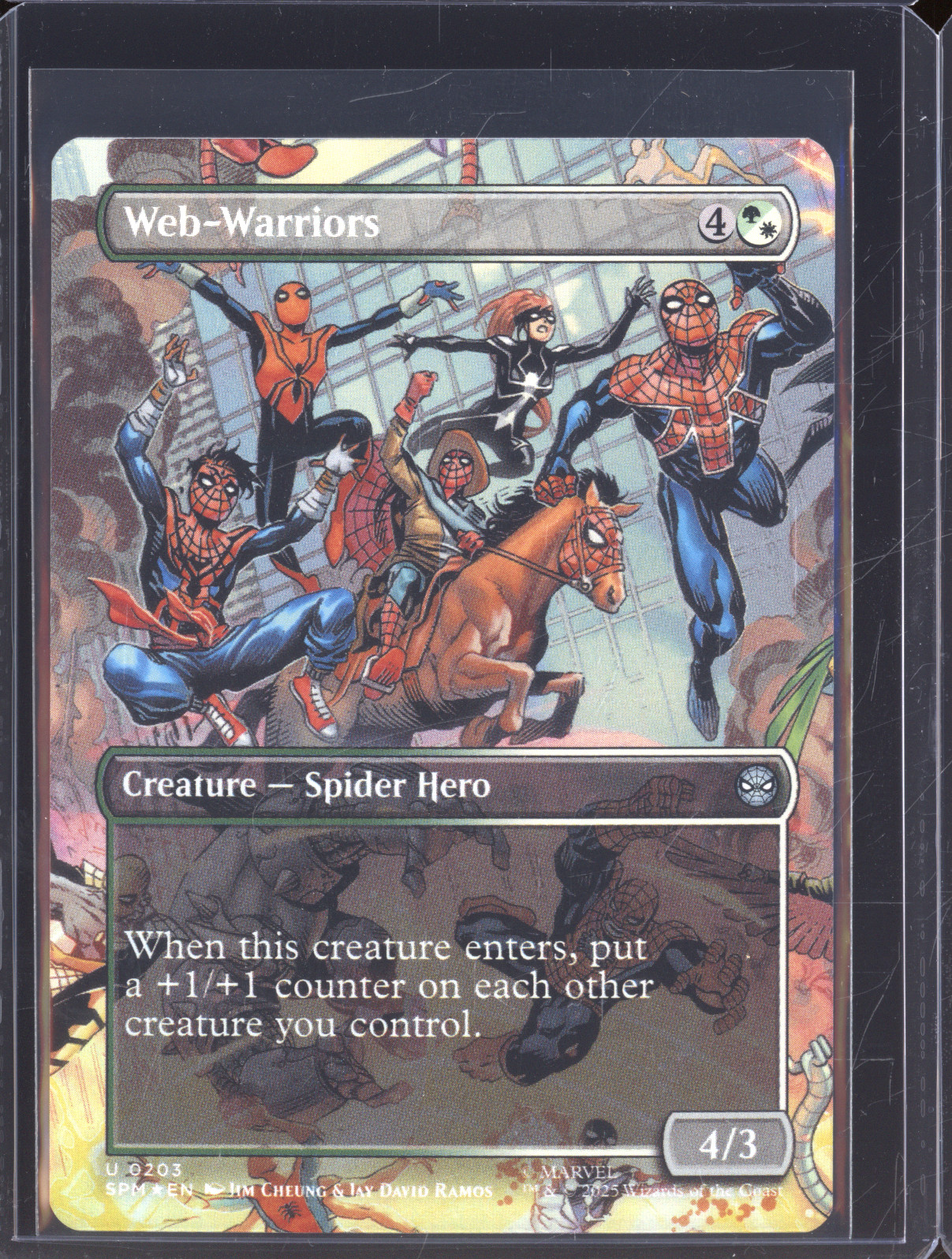2025 Marvel's Spider-Man Web-Warriors #0203 — front