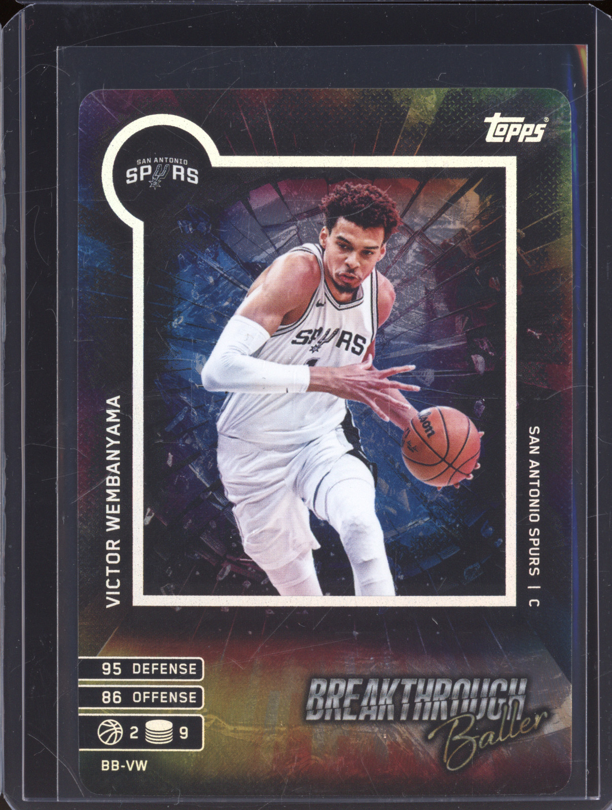 2024 Topps Breakthrough Baller Victor Wembanyama — front