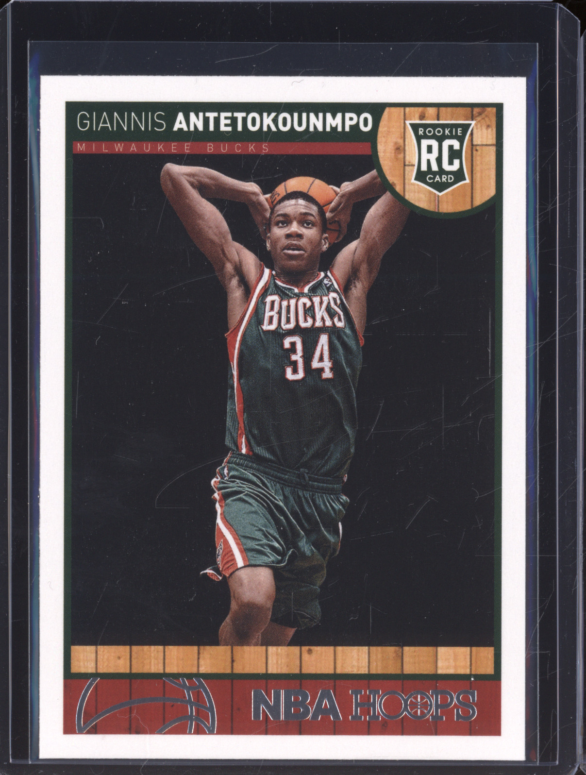 2013 Panini Hoops #275 Giannis Antetokounmpo Rookie Card — front