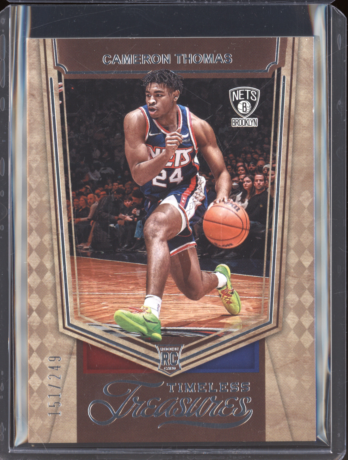 2021 Panini Chronicles Timeless Treasures #456 Cameron Thomas — front