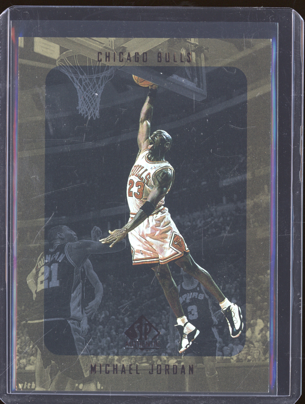 1997-98 SP Authentic #23 Michael Jordan — front