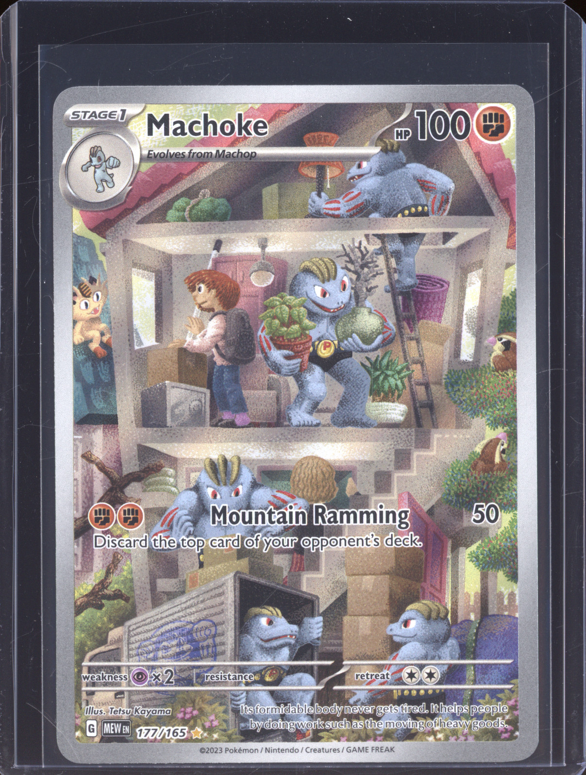 2023 Pokémon Scarlet & Violet 151 #177 Machoke — front