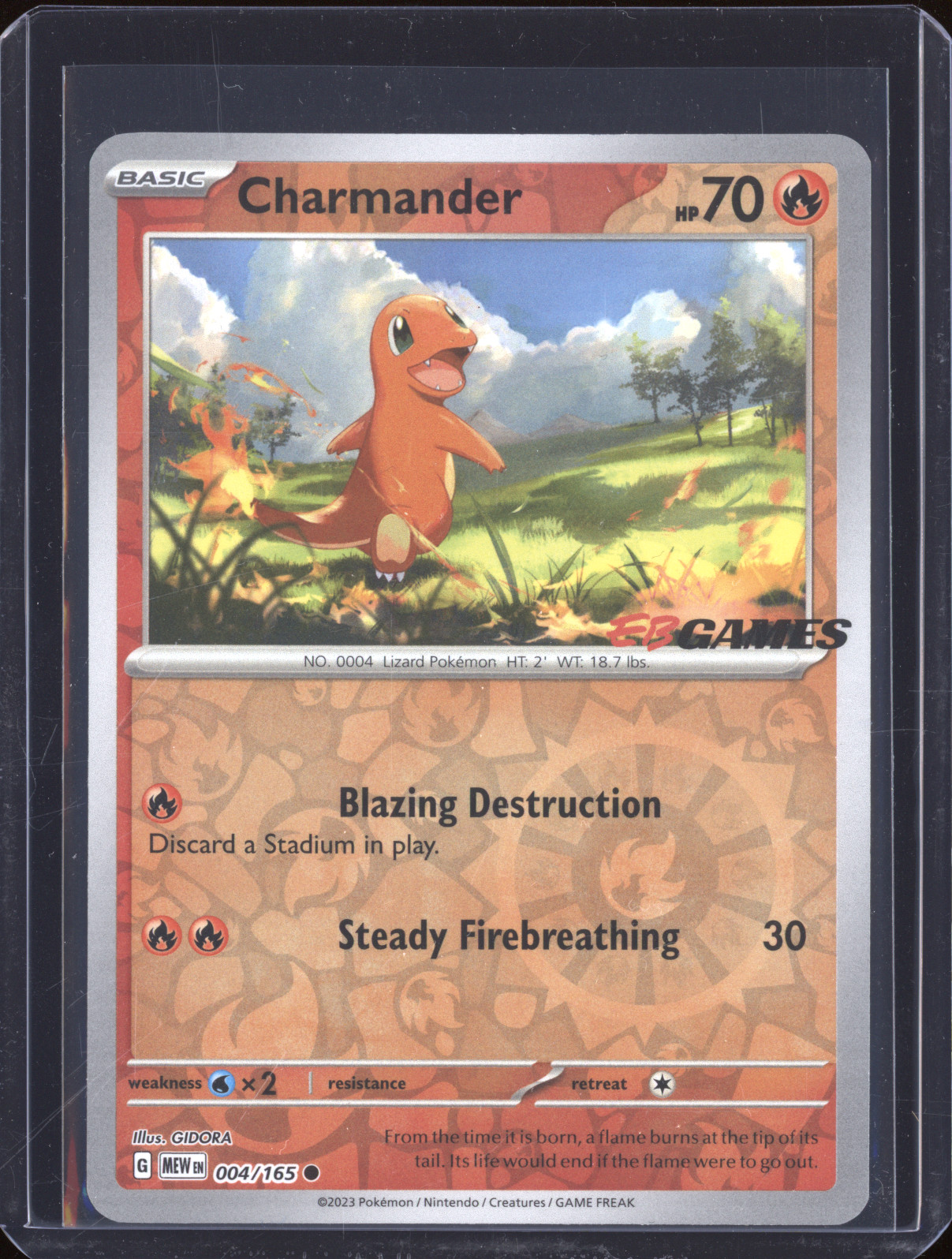 2023 Pokémon MEW EN #004 Charmander — front