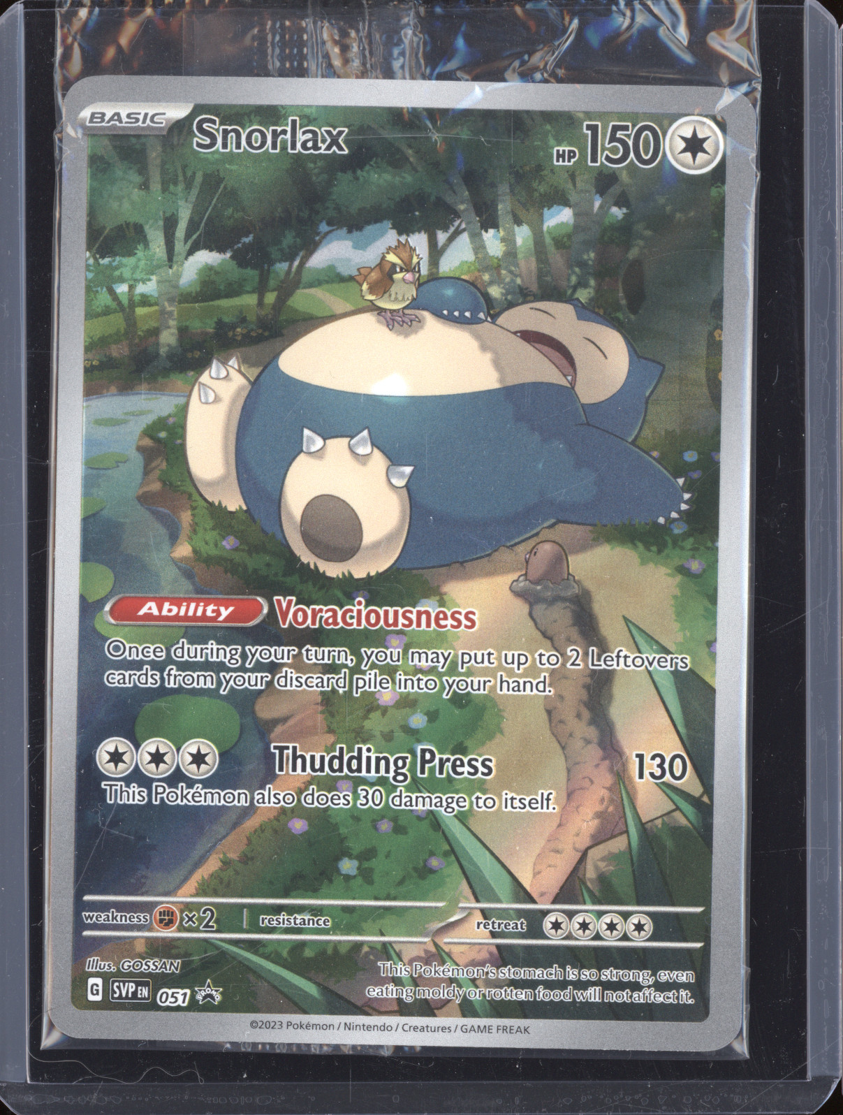 2023 Pokémon SVP #051 Snorlax — front