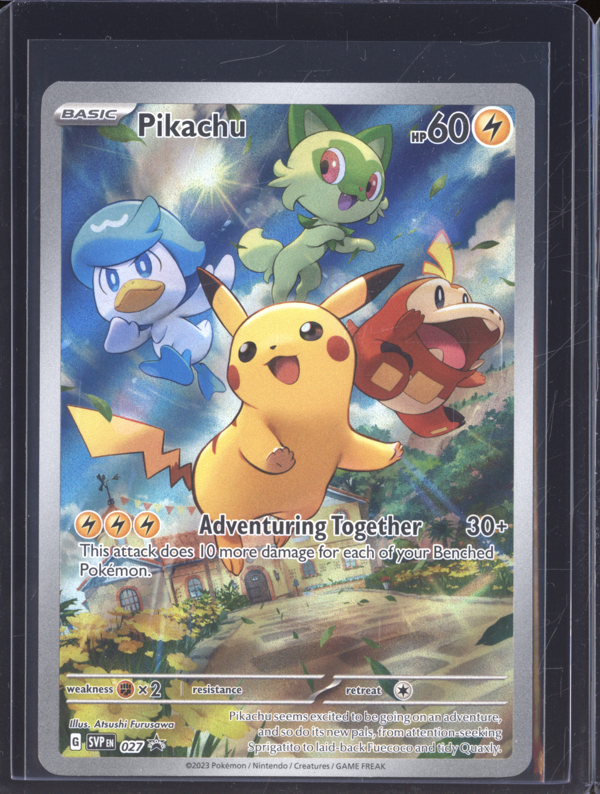 2023 Pokémon SVP #027 Pikachu — front