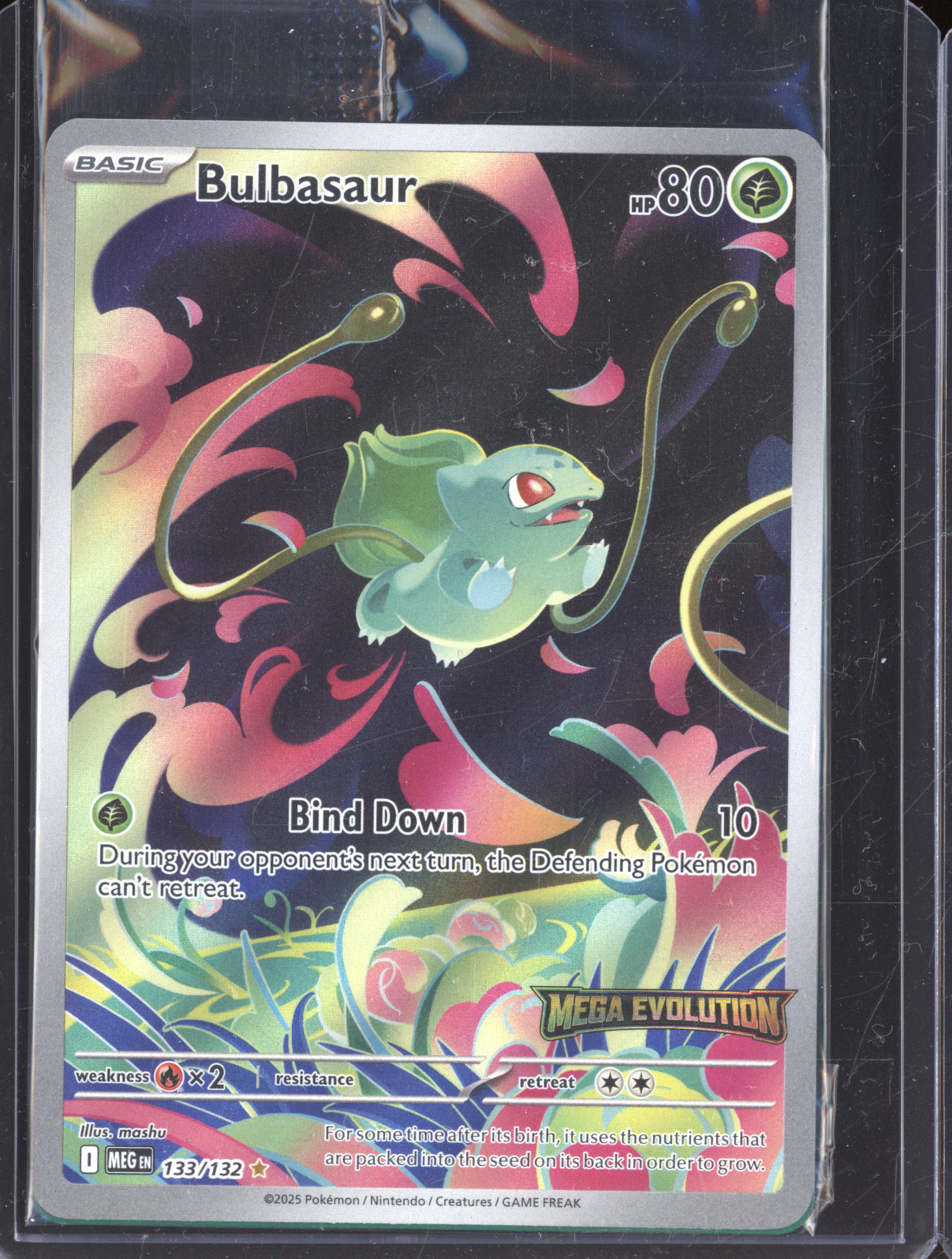 2025 Pokémon Mega Evolution #133 Bulbasaur — front