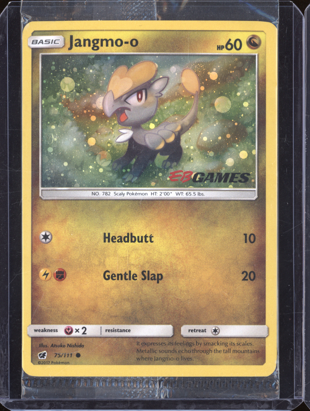 2017 Pokémon Crimson Invasion #75 Jangmo-o — front