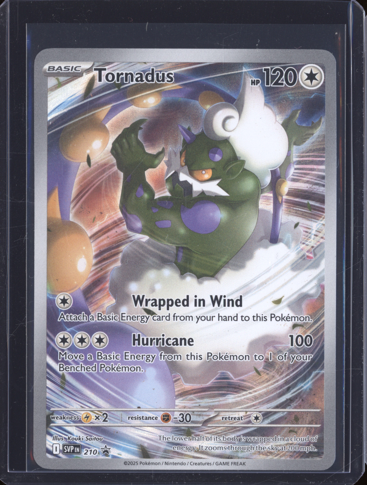 2025 Pokémon SV: Scarlet & Violet Promo #210 Tornadus — front