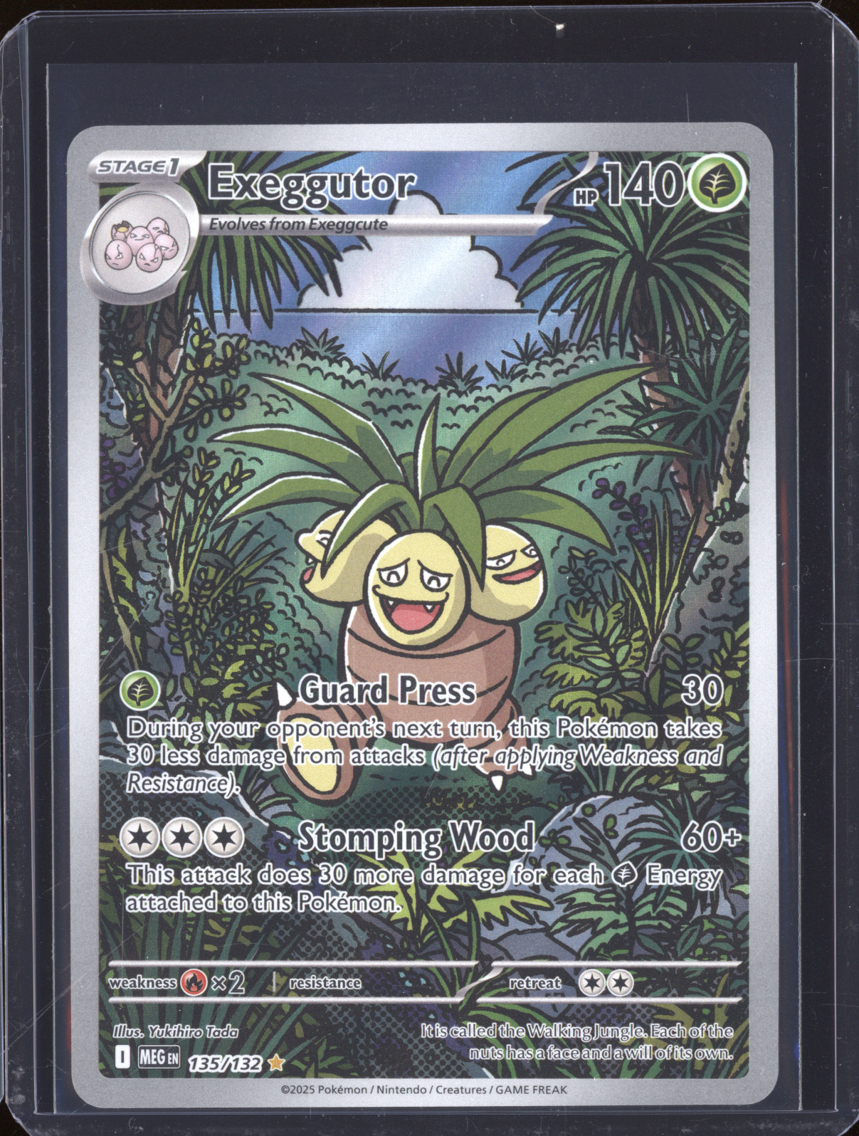 2025 Pokemon Mega Evolution #135 Exeggutor — front
