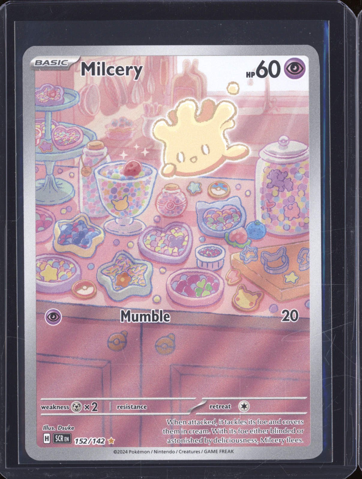 2024 Pokémon SV07: Stellar Crown #152 Milcery — front