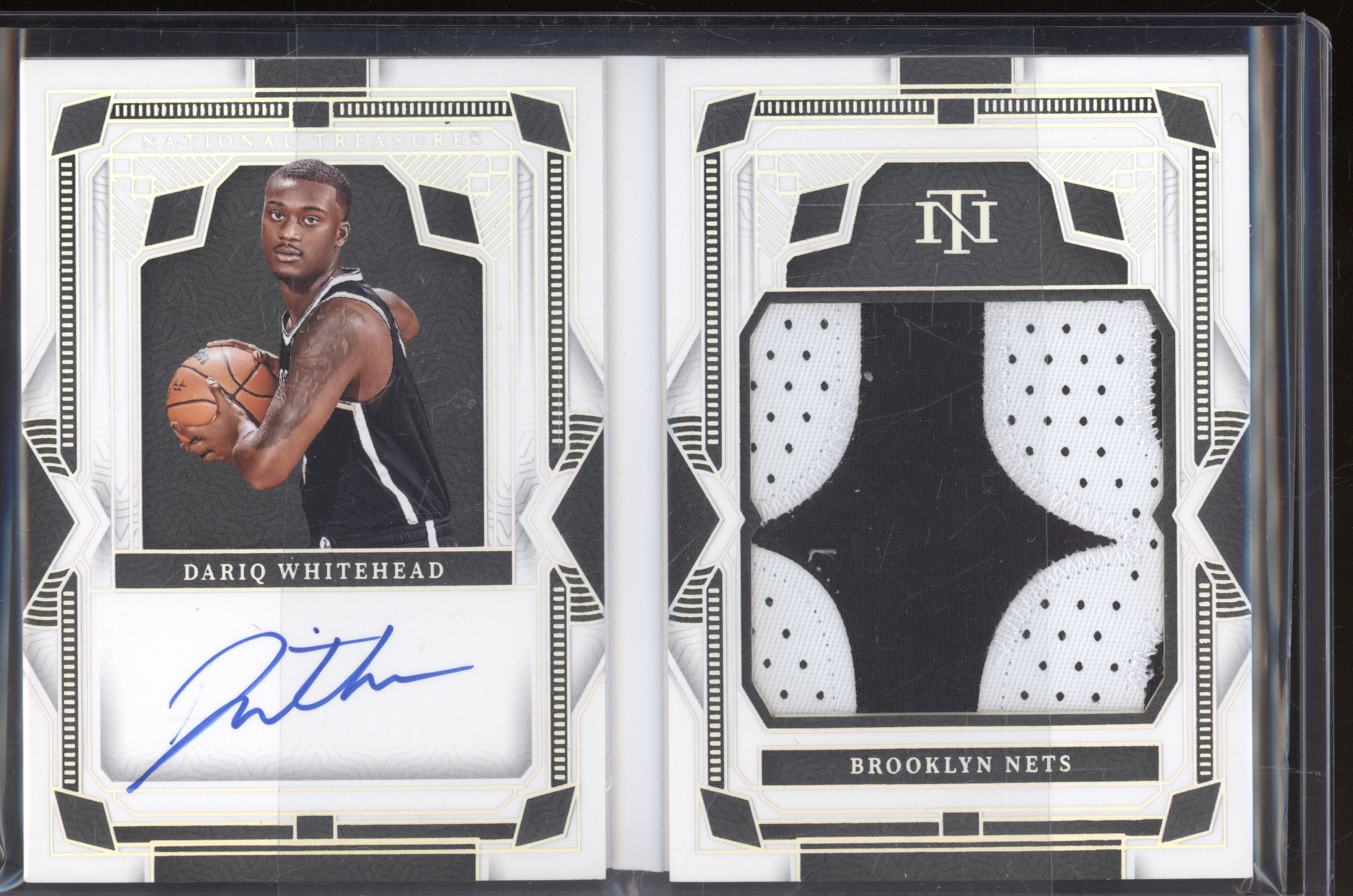 2023 Panini National Treasures #1 Dariq Whitehead — front