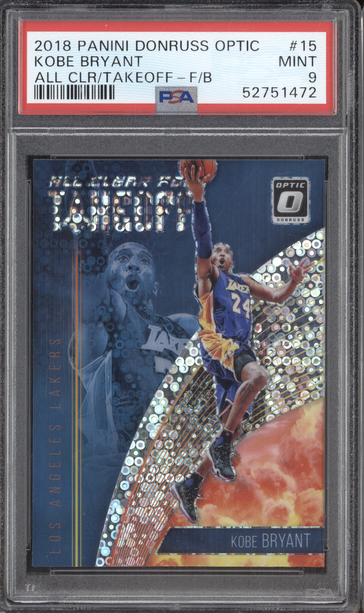 2018 Panini Donruss Optic #15 Kobe Bryant — front