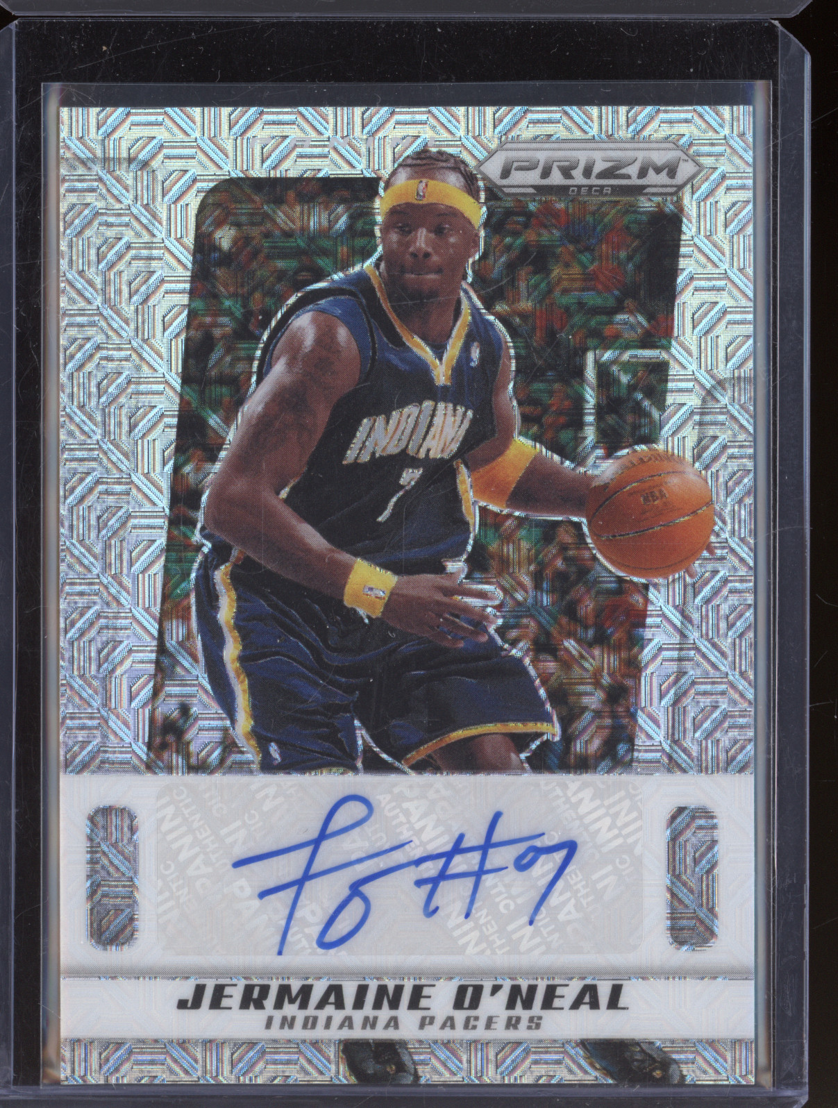 2003-04 Panini Prizm Deca #7 Jermaine O'Neal — front
