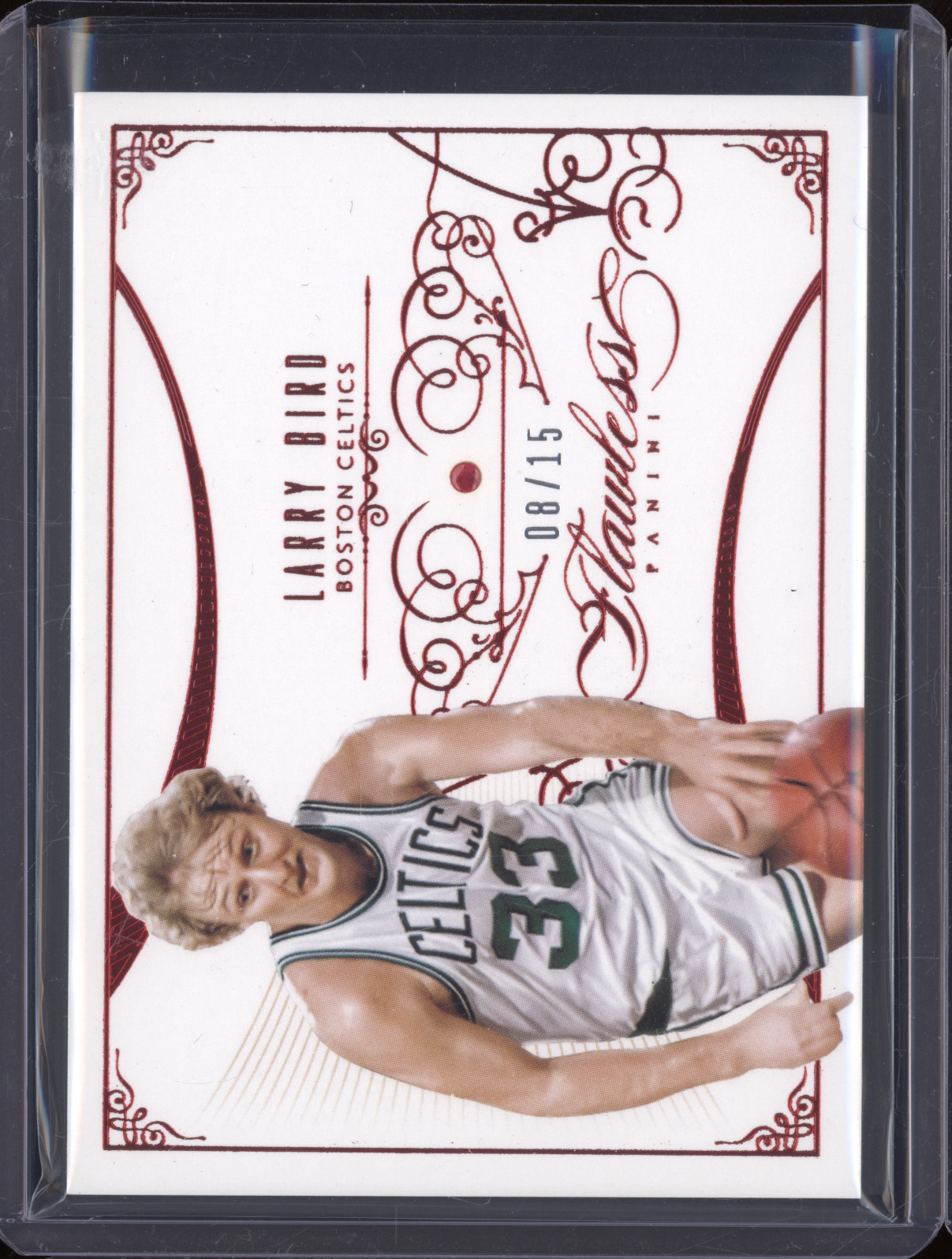 2014 Panini Flawless #08 Larry Bird — front
