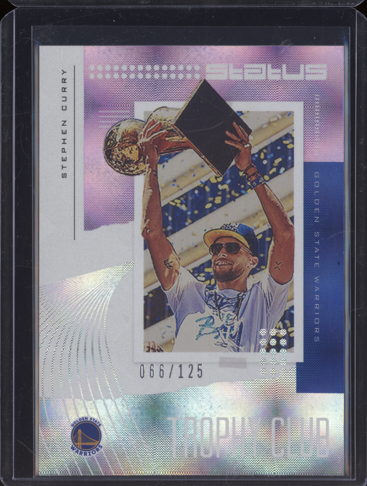 2019-20 Panini Status #29 Stephen Curry Trophy Club — front