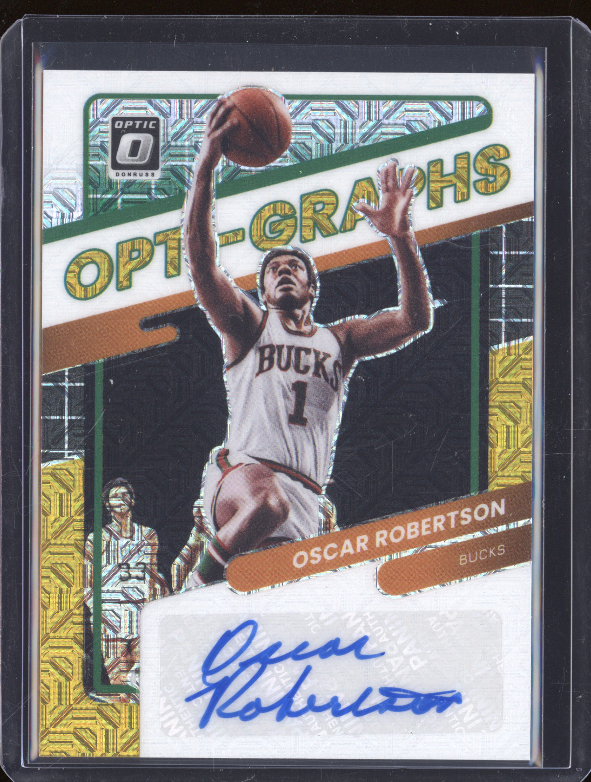 2021-22 Donruss Optic Opti-Graphs #OG-OR Oscar Robertson — front